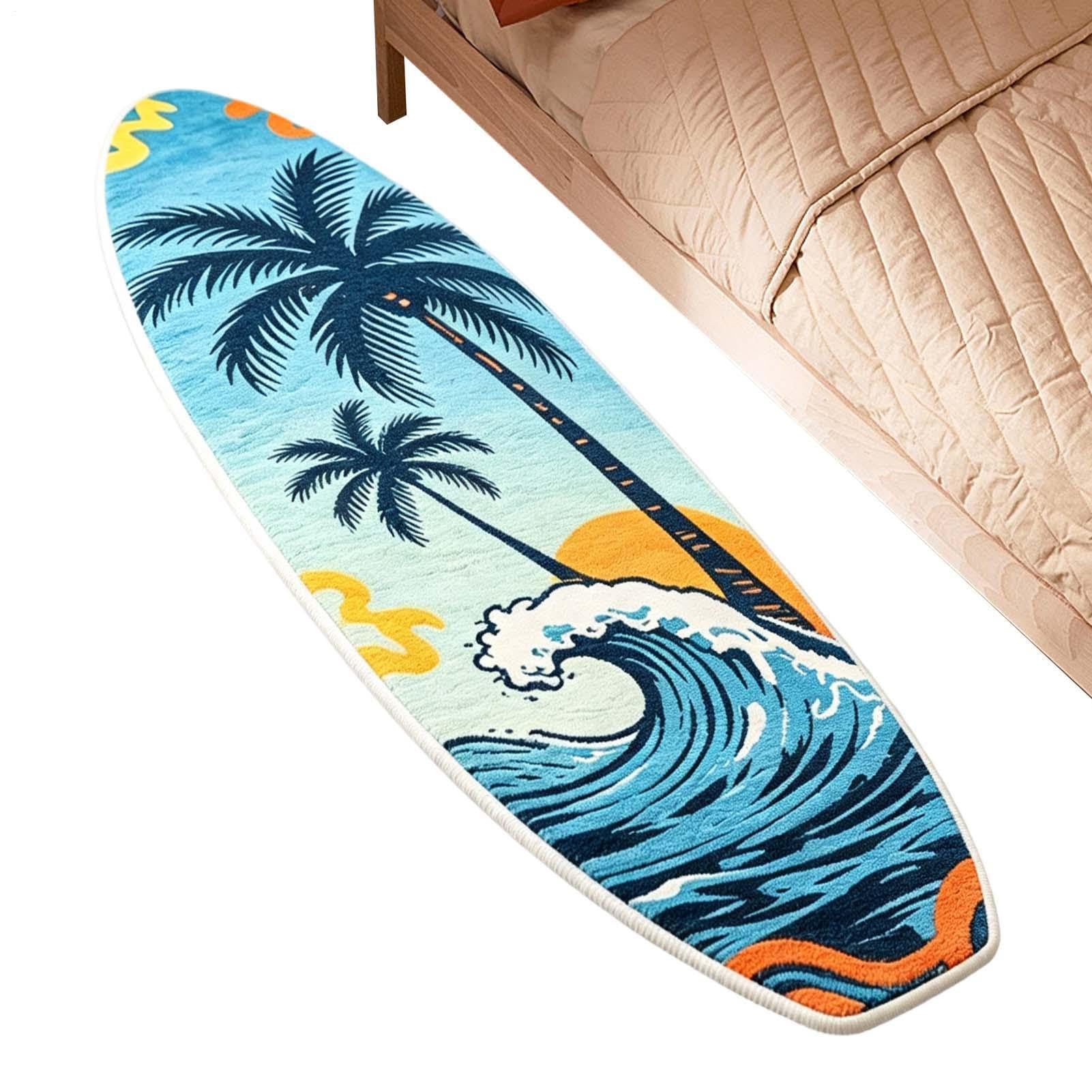 Alfombrilla tabla surf absorbente para eliminar humedad en suelo de cocina y salón