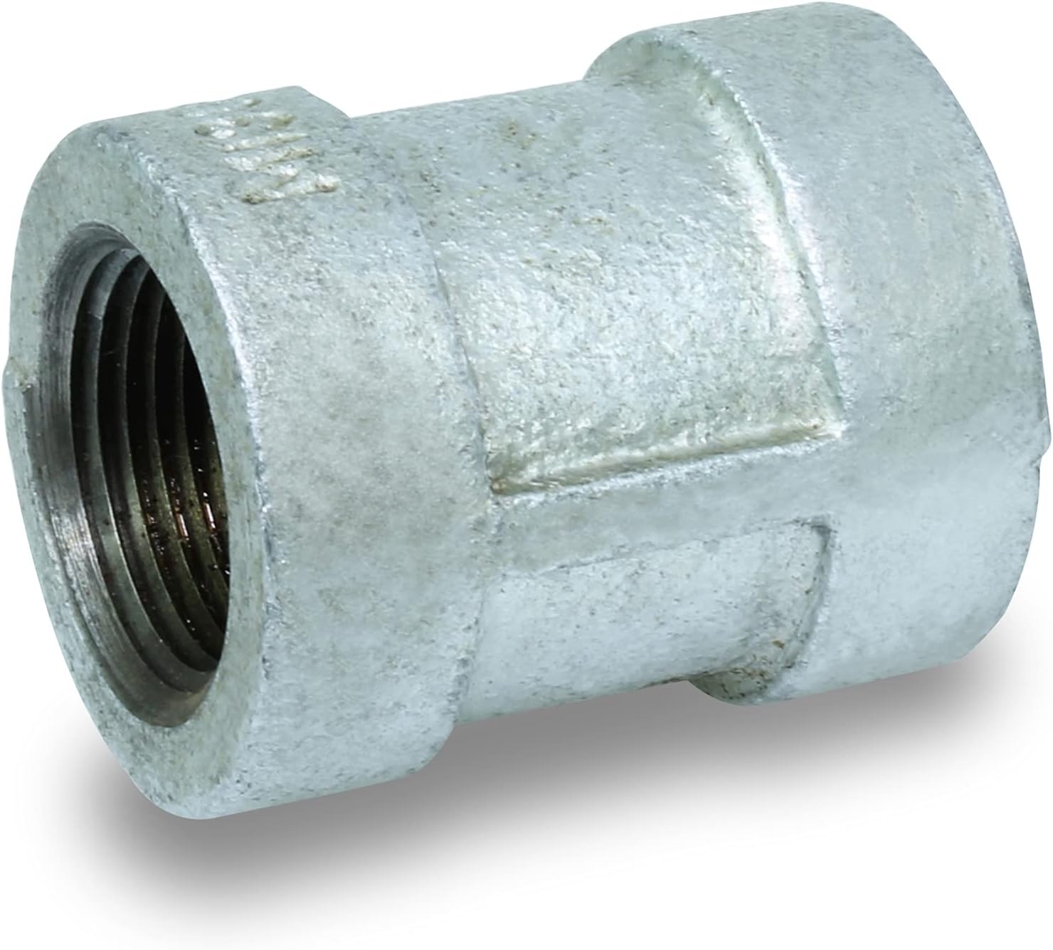 HNDQM336 1-1/4 Galvanized Malleable Iron Straight Coupling With Bands