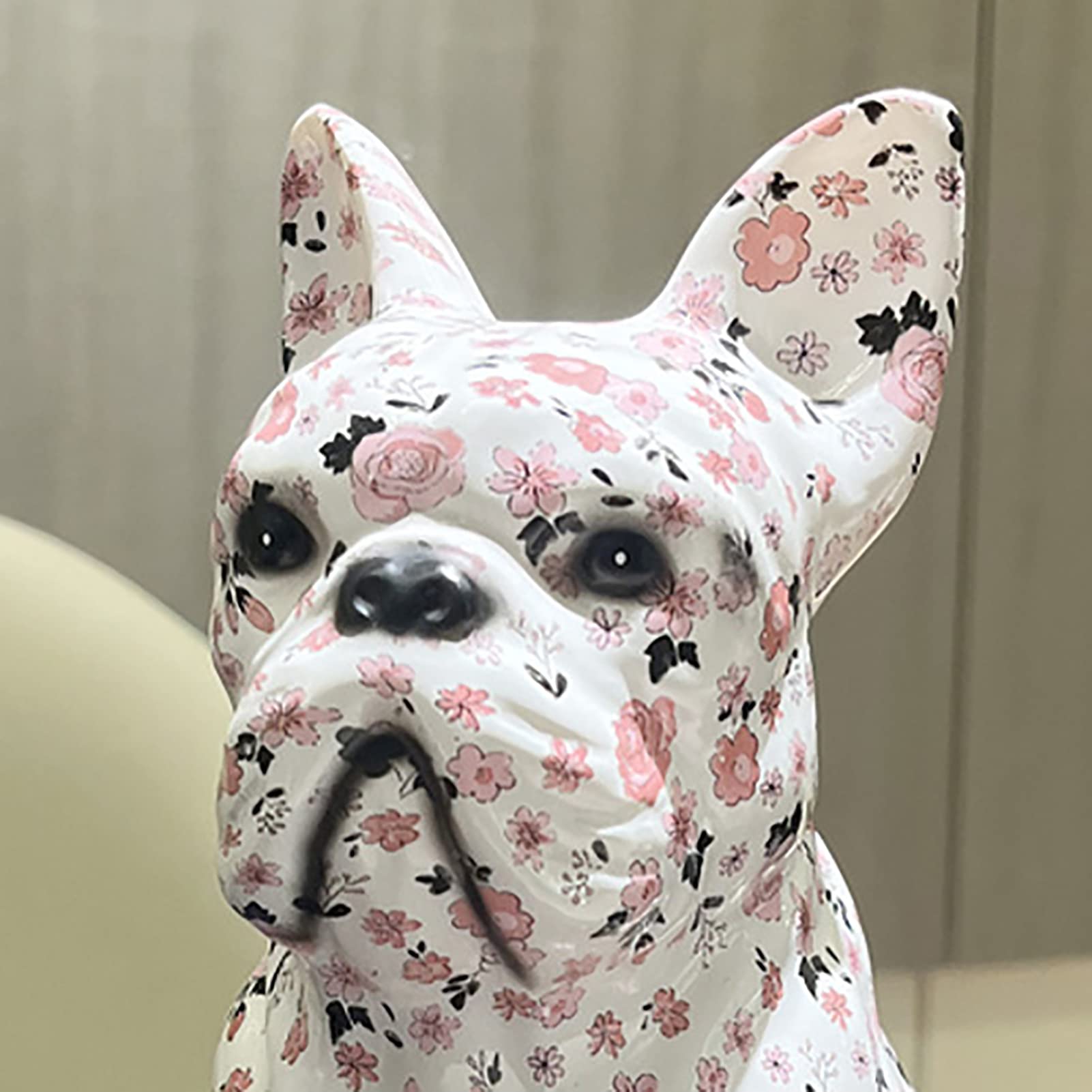Amazon.co.jp: BK&MF 樹脂のまばゆい犬の動物の彫刻、創造的な装飾の机