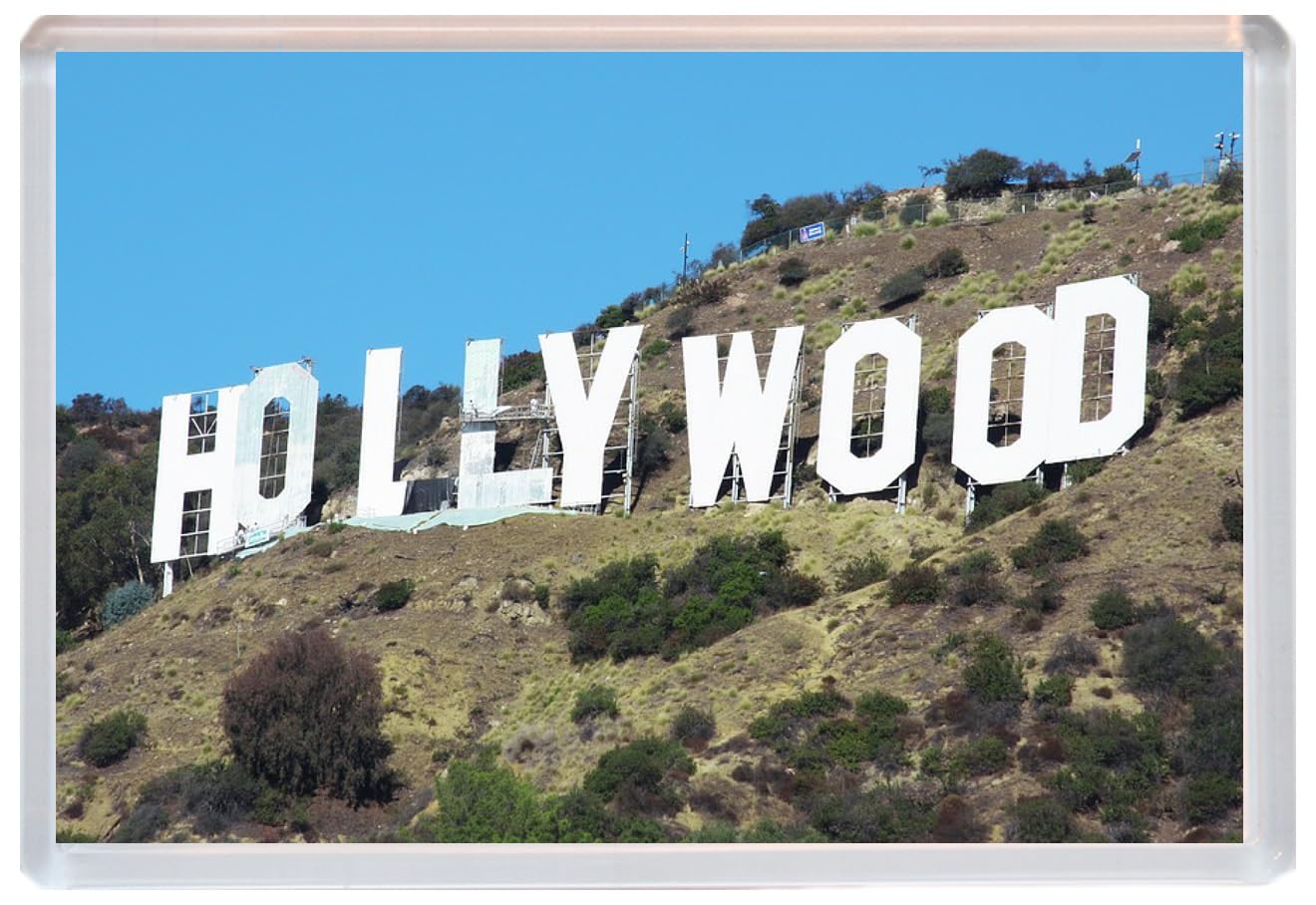 Hollywood - Los Angeles - USA - Jumbo Fridge Magnet 96 x 67mm BBSFHM1456