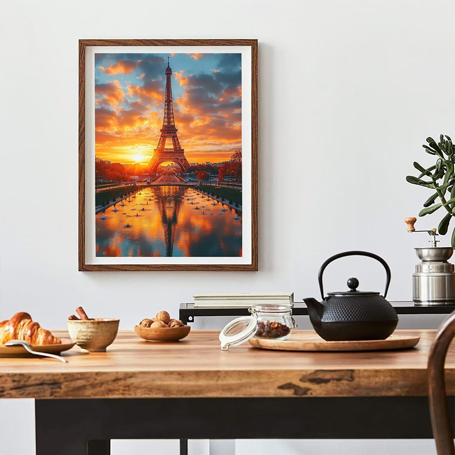 Diamentowe malowanie dla dorosłych Paryż pełne wiertło diamentowe malowanie tokarka do żelaza, haft diamentowy pełny zestaw 60 x 90 cm, DIY ręczna aktywność dla dorosłych, wyjątkowy prezent dla