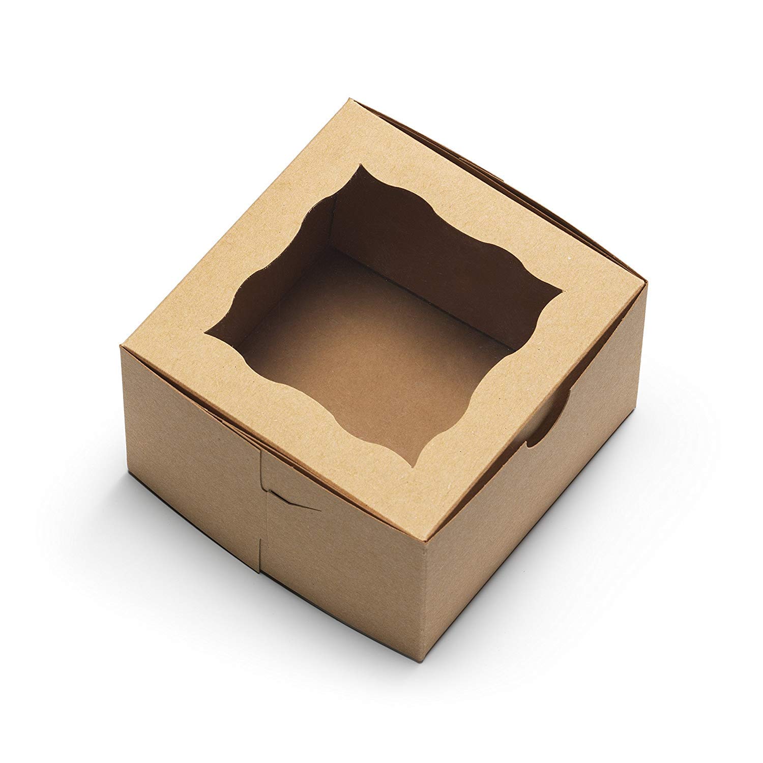 Brown Paper Dessert Boxes - Pack of 25 -8 Brown Paper Dessert Boxes - Pack of 25 -8