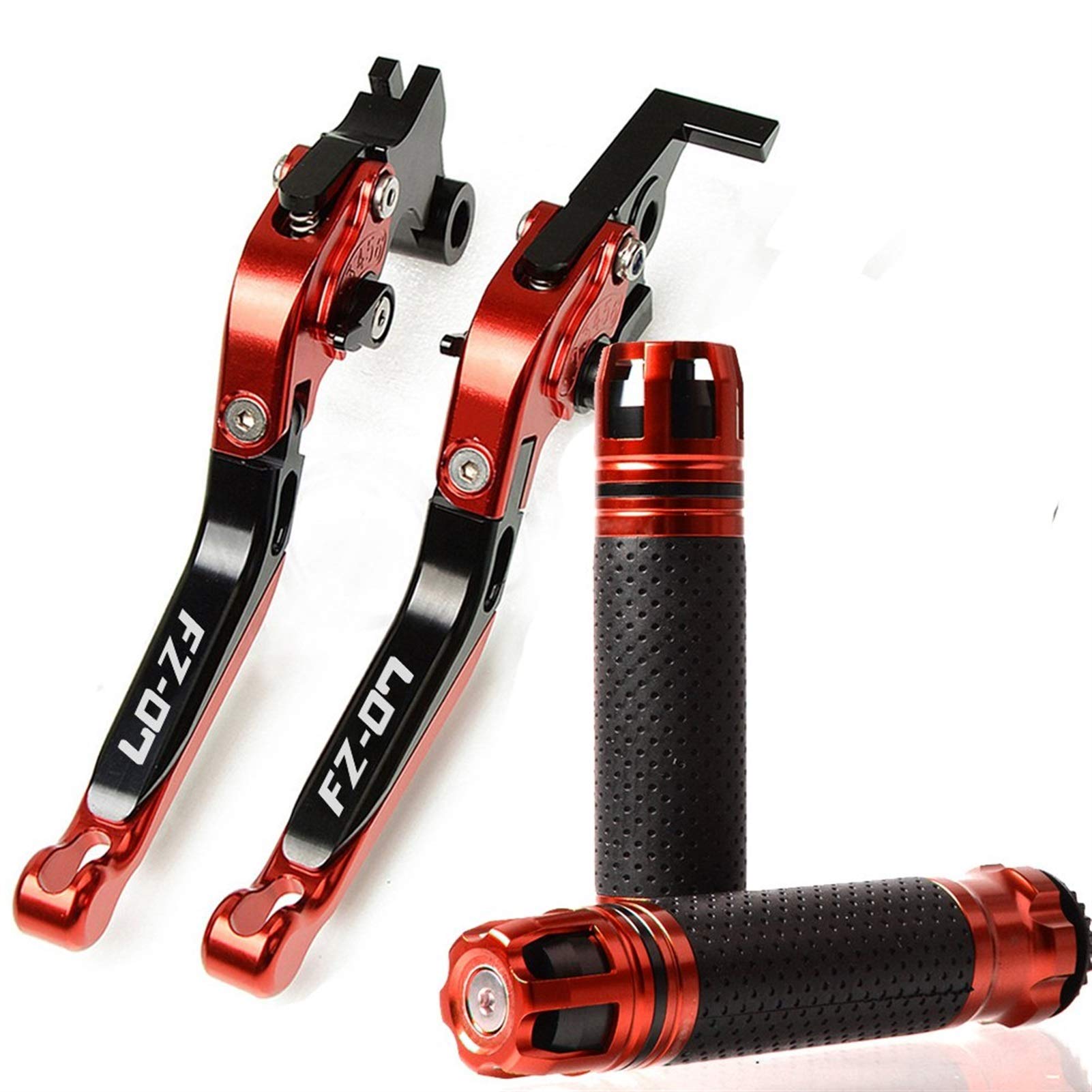 Accessori Moto Freno Leve Frizione Manopola Manubrio Manopole Manopole Per YAMAHA FZ-07 FZ07 FZ 07 2014 2015 2016 2017 2018 Leva Della Frizione Del Freno (Colore : D)