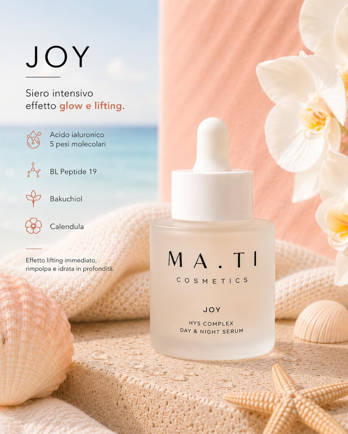 Cofanetto Skincare Donna - Set 3 Prodotti Anti-Age con Bakuchiol, Acido Ialuronico 5D, Peptidi e Collagene | Crema Giorno, Crema Notte e Siero Intensivo | Routine Completa