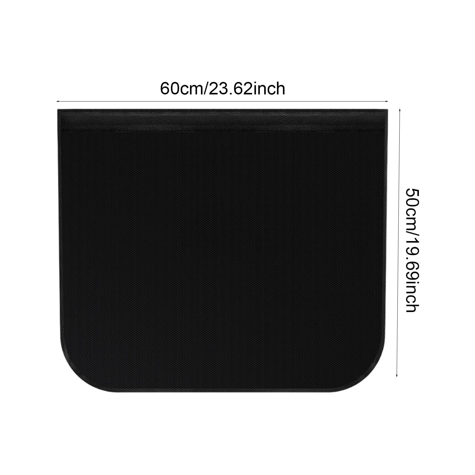 Coperchio Della Porta di Ricarica Nero, Sostituzione Ad Alte Prestazioni per La Protezione Dagli Agenti Atmosferici E Dalla Pioggia, in Tessuto Oxford, 60x50 Cm
