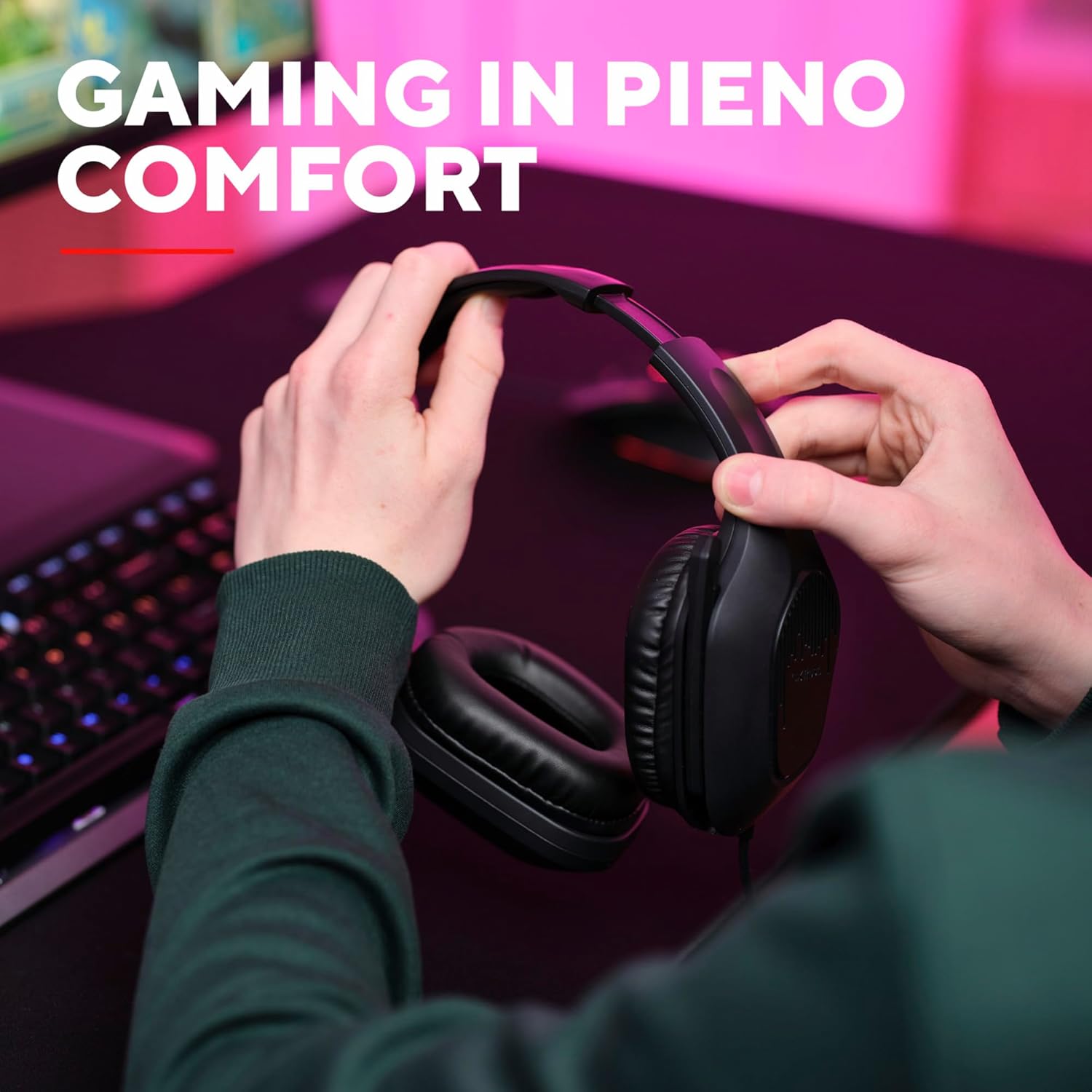 418 Rayne Cuffie Gaming Leggere per PC Xbox PS4 PS5 Switch Mobile - Cuffia gaming - Immagine 6