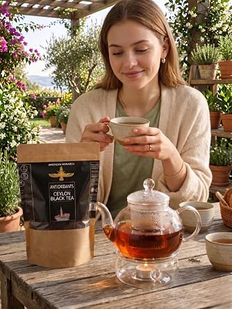 American Monarch Ceylon Siyah Çayı, Antioksidan, Yüksek Aroma, Orijinal Seylan Demlik Çayı, (500 gr)