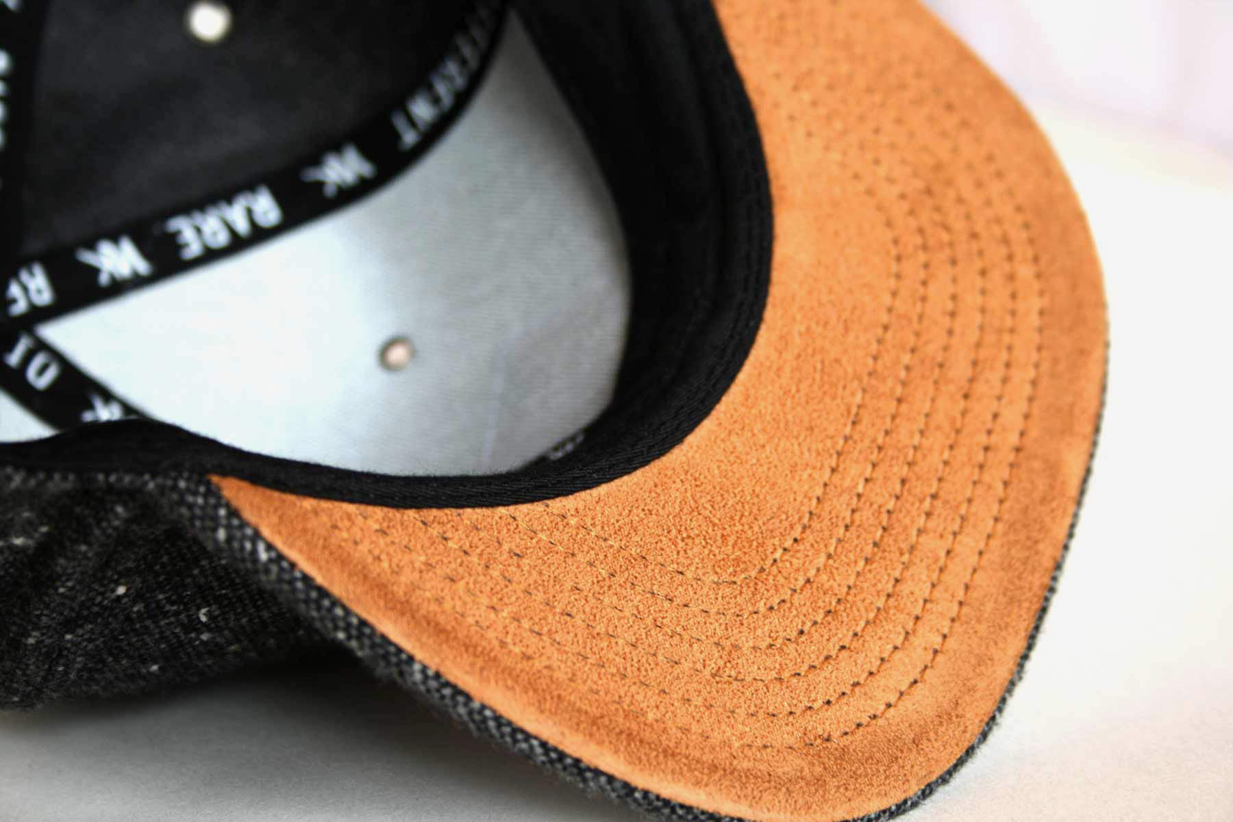Nebelkind Snapback-Cap-Herren Damen, Flat Brim minimal Curve Kappe mit Patch, Provocateur, Einheitsgröße OneSize Größenverstellbar Unisex Basecap Streetwear Style Cap mit geradem Schirm