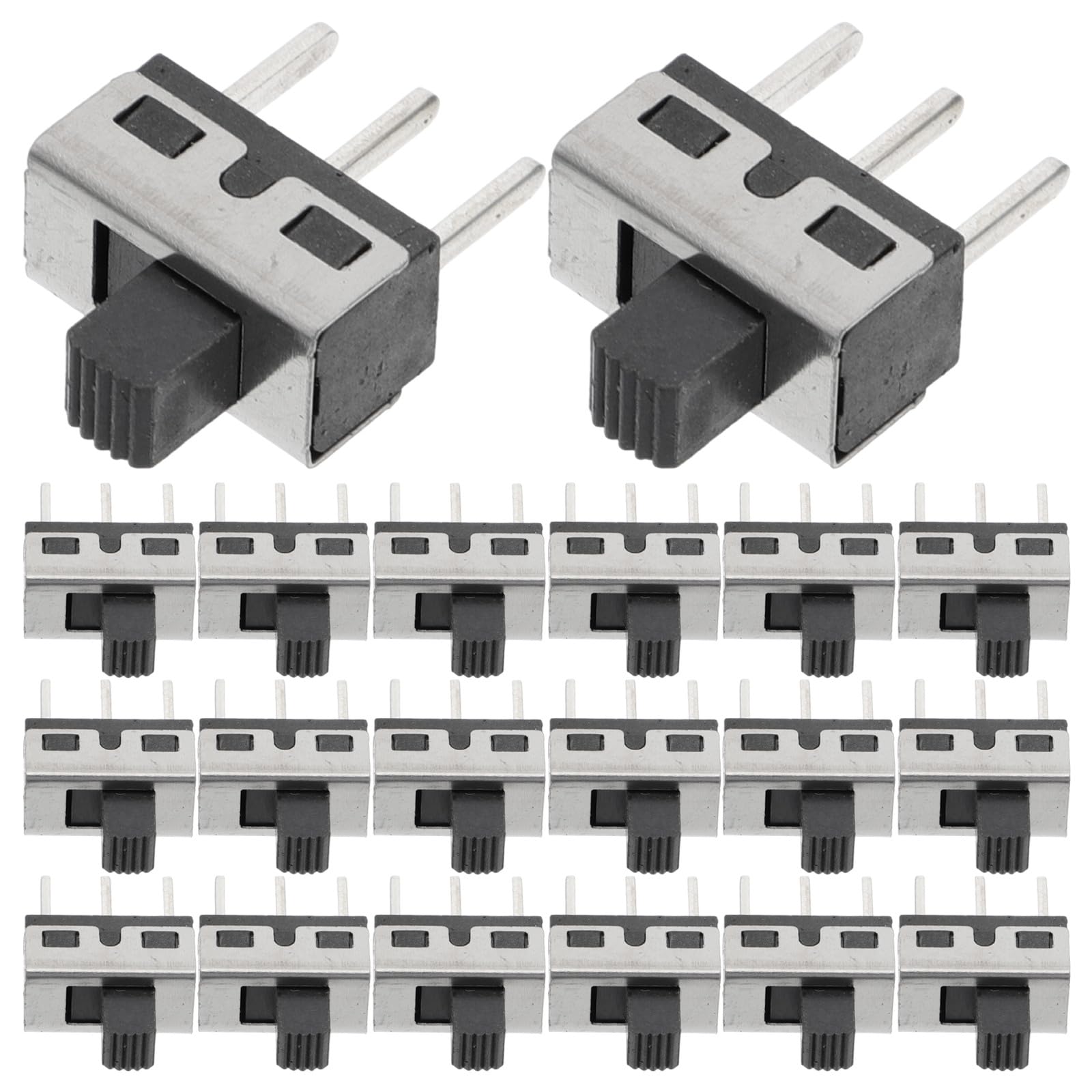Interruptor deslizante SPDT mini con terminales rectos que evitan fallos de conexión PCB 8