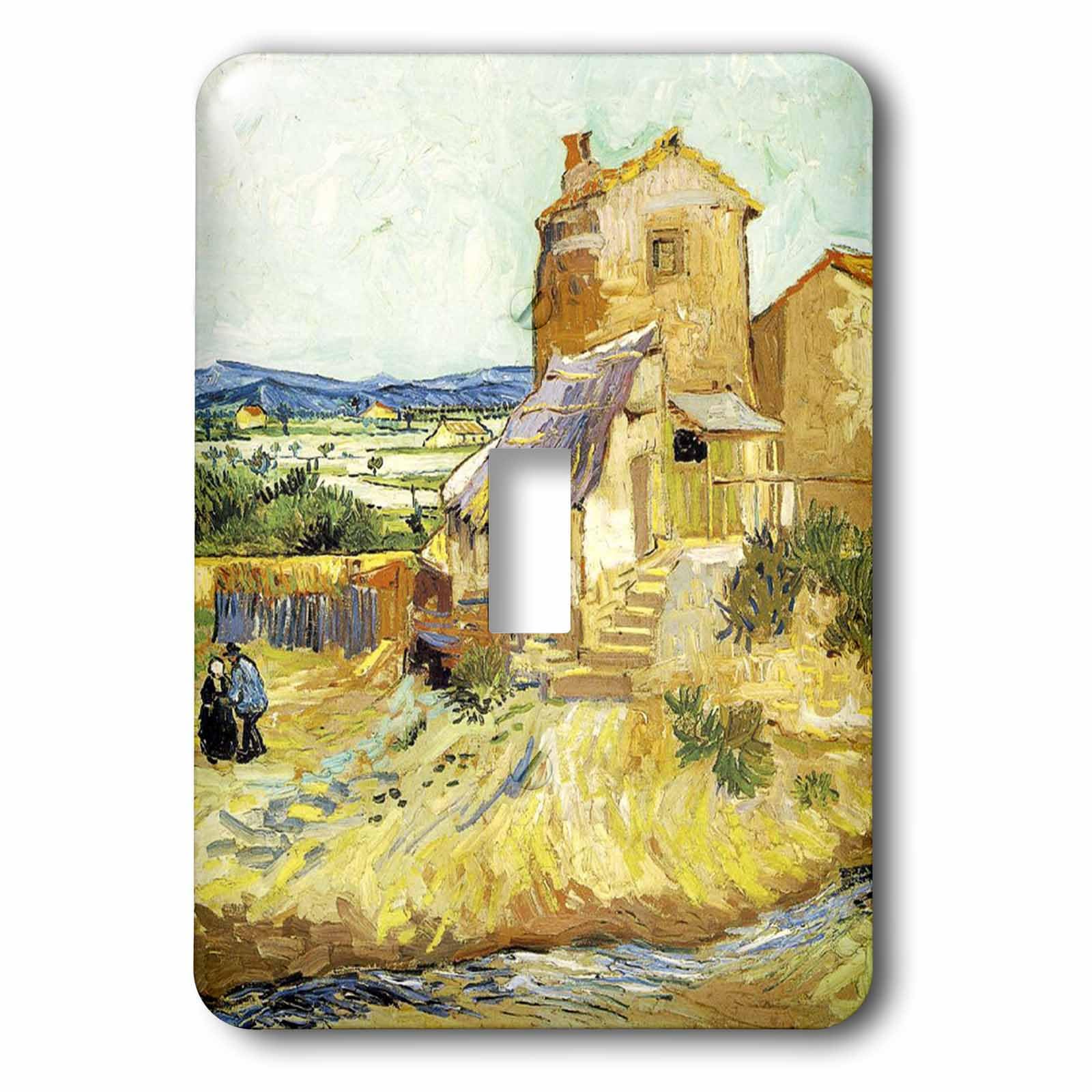 Interrupteur à baïonnette Van Gogh Old Mill 3dRose lsp_47912_1 pour décoration murale