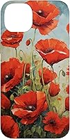 Vista 15 de Funda para iPhone 16 Red Poppies Flowers In A Field