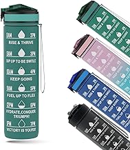 MuscleBlaze Sipper Bottle for Adults & Kids, BPA-Free & Leakproof (Ocean Green, 1 Litre)