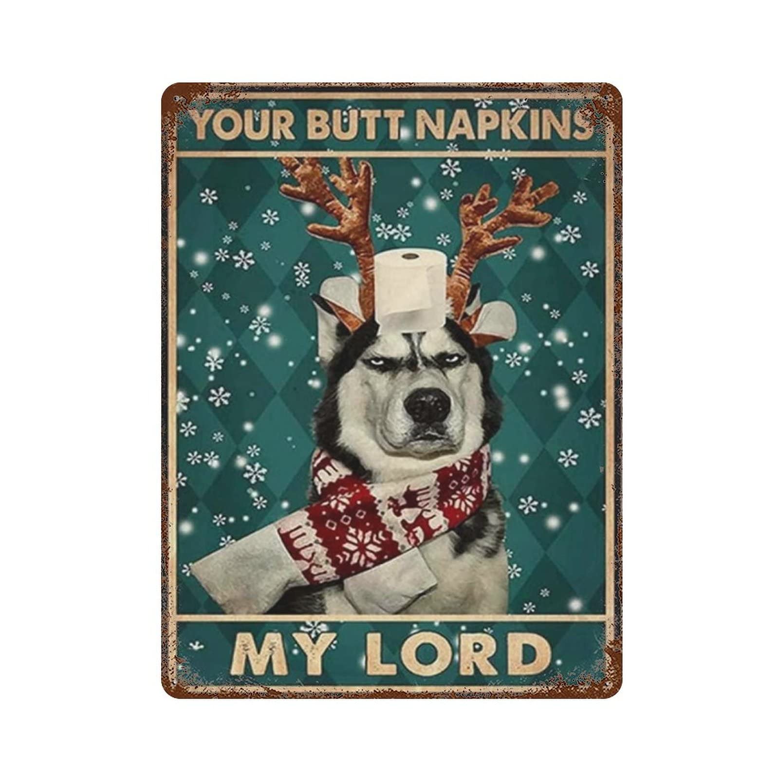 AOOEDM Your Butt Napkins Metal Sign for Home Coffee Garage Wall Decor Vintage Poster Bar Signs for Home Bar Retro Metal Tin Sign
