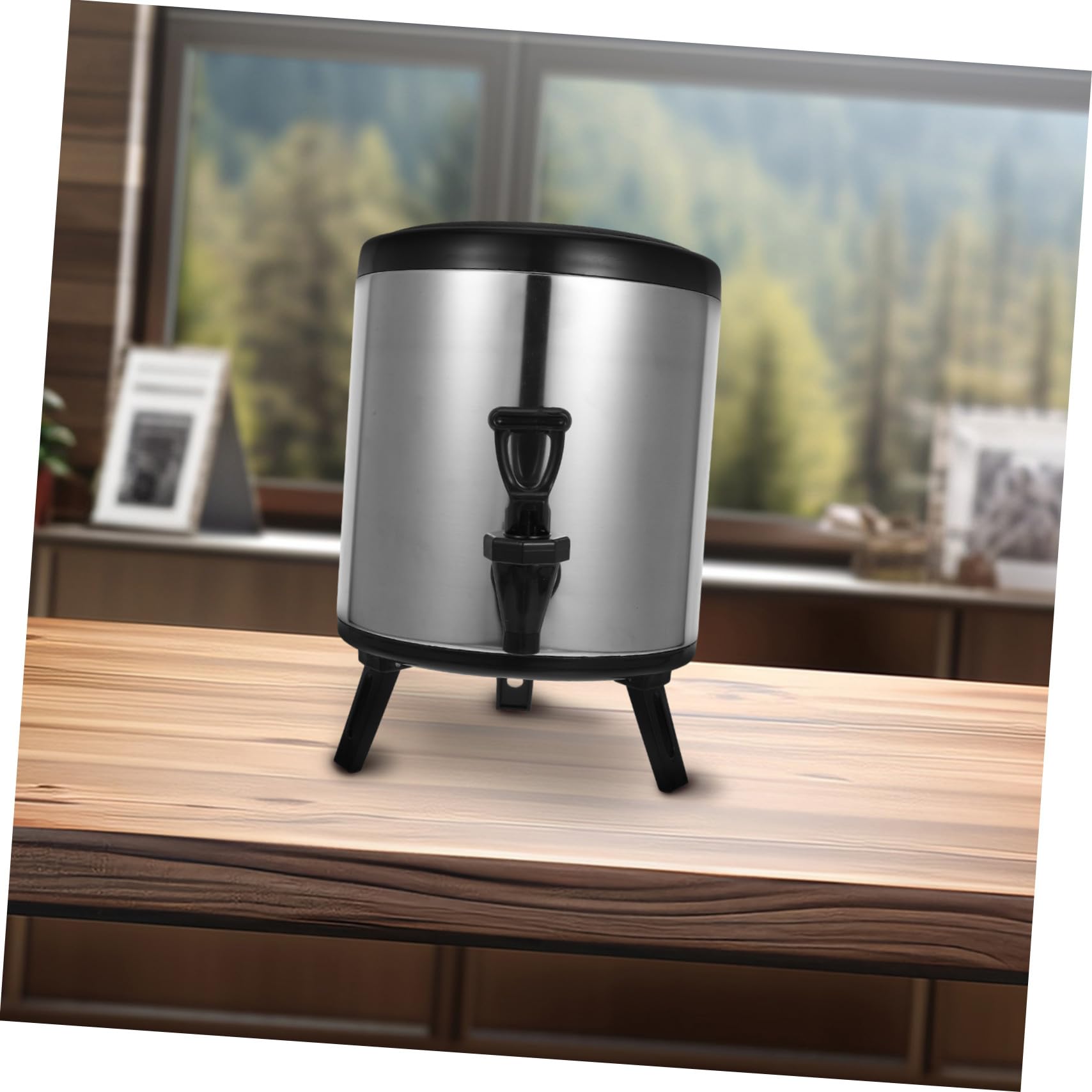 Garneck Dispensador de Bebidas de Acero Inoxidable de Doble Capa Aislante para Café y Agua Caliente o Fría para Catering Eventos y Uso Comercial
