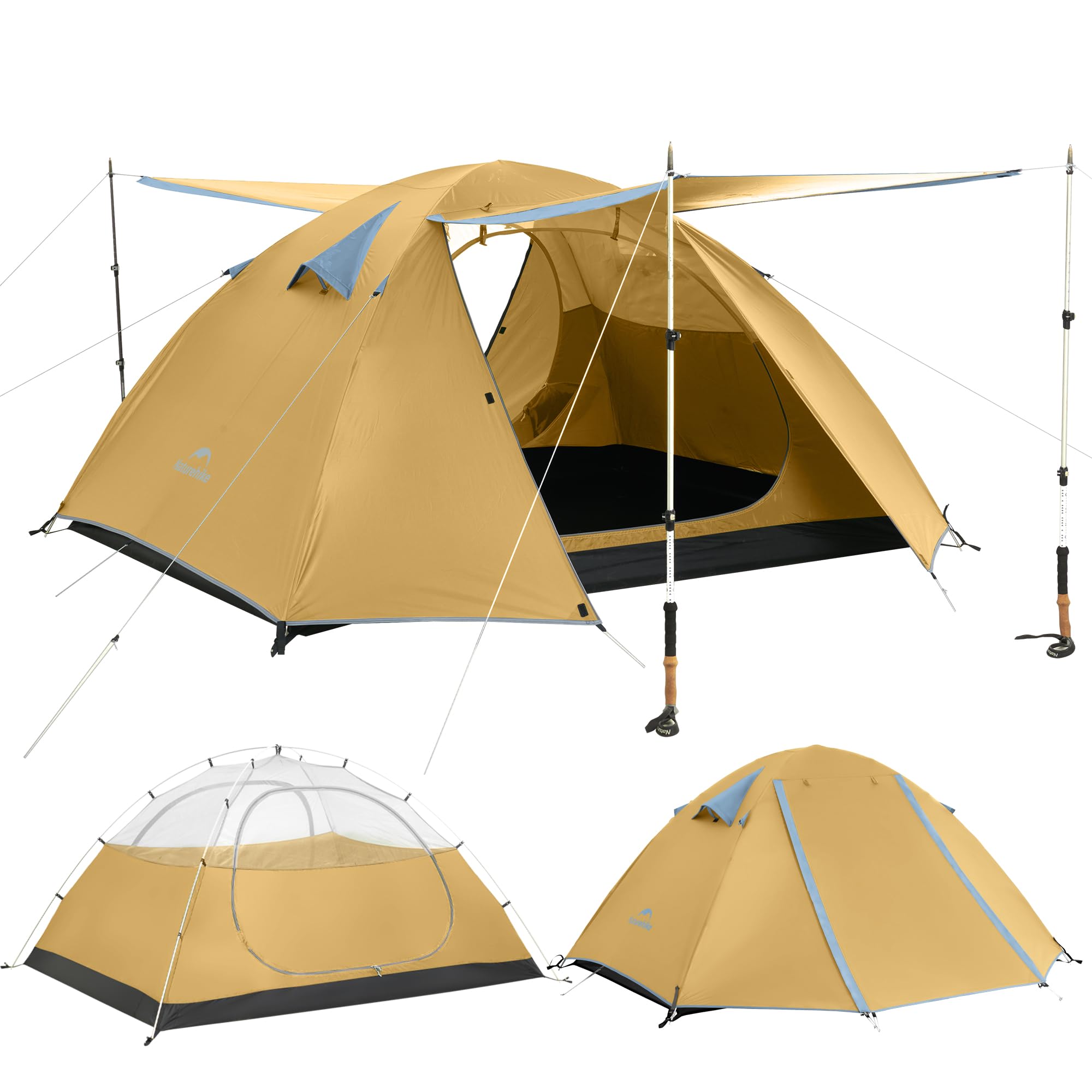 Amazon.co.jp: Naturehike公式ショップ テント 2人用 B型 : スポーツ