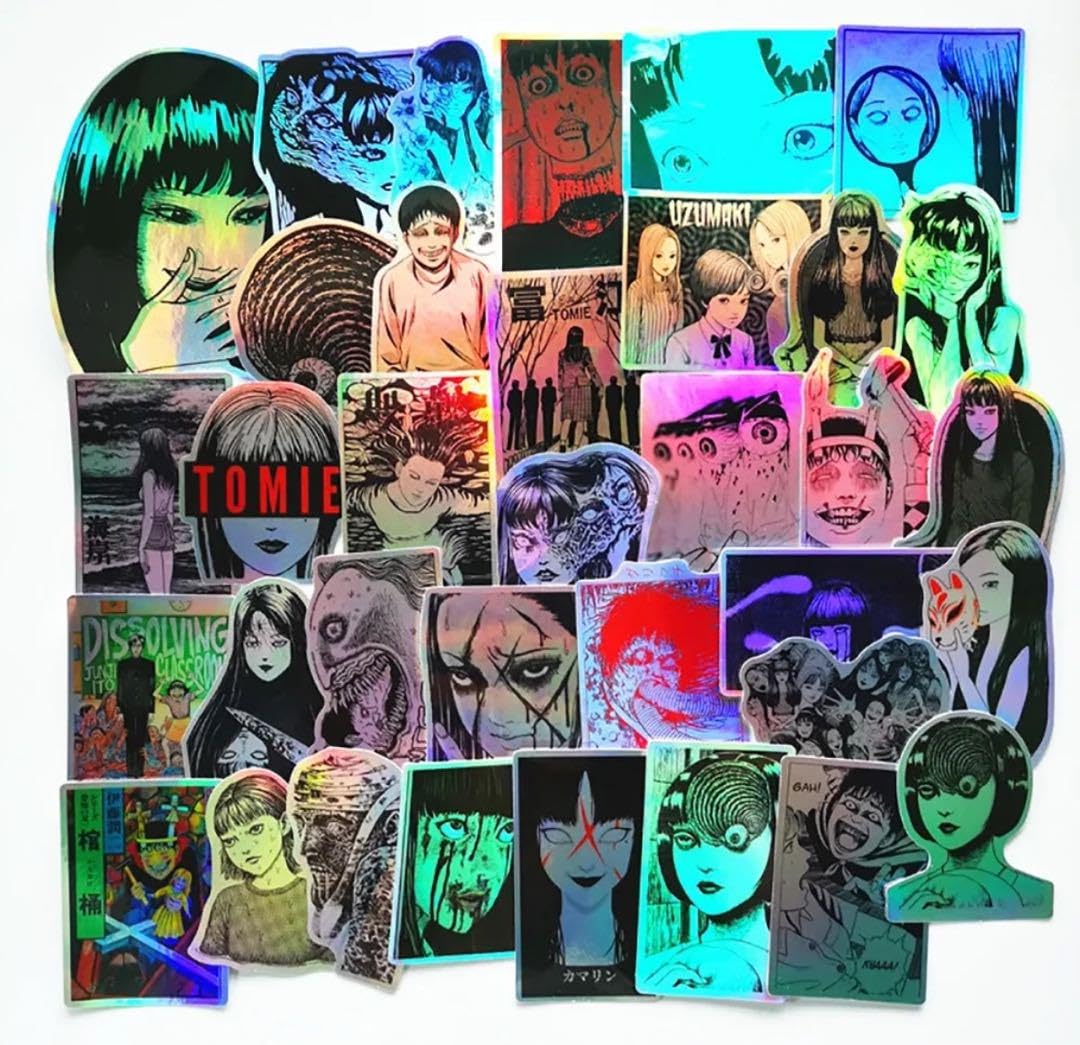 Amazon.co.jp: 伊藤潤二 オーロラ 富江ステッカー ステッカー : おもちゃ