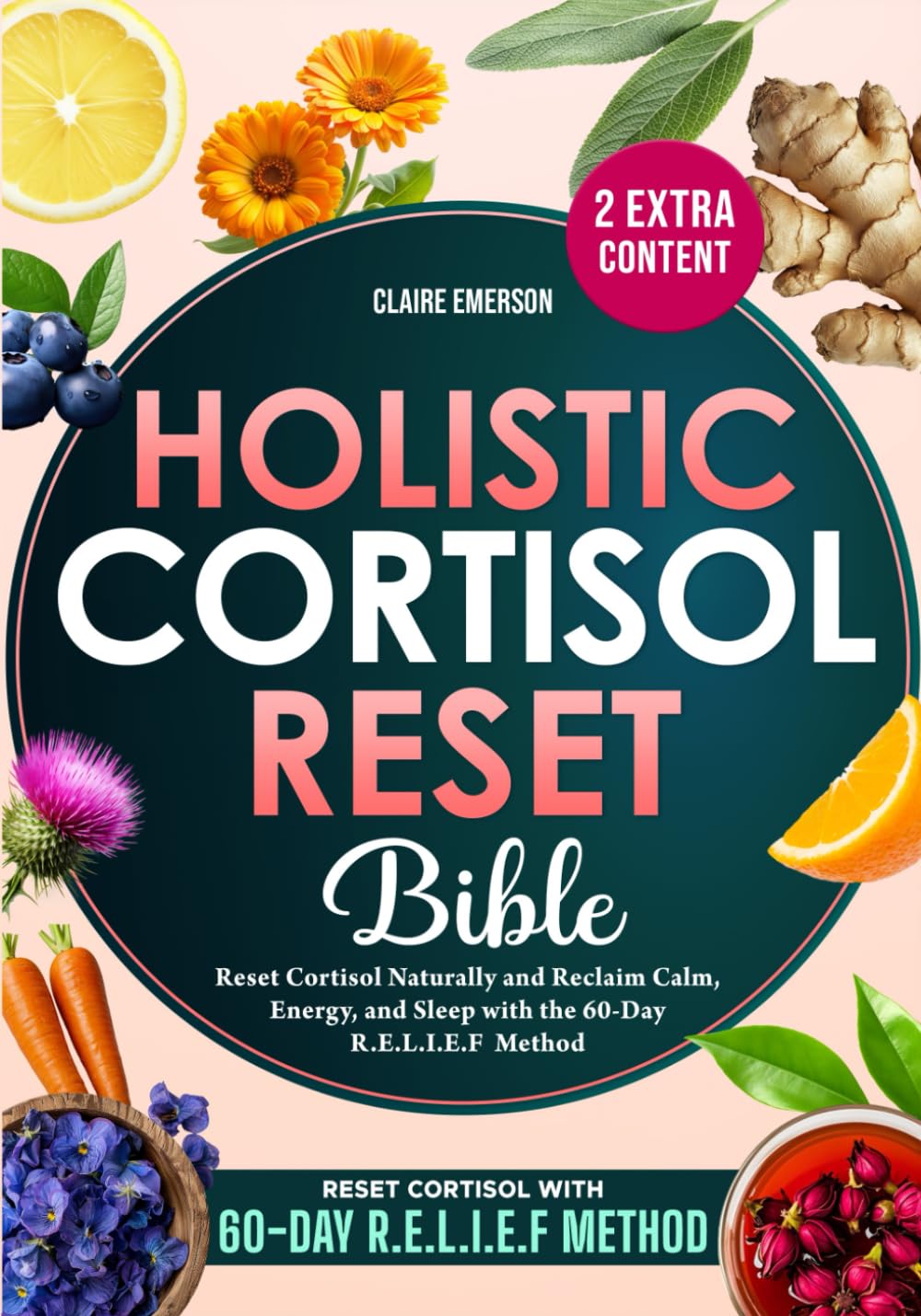 Holistic Cortisol Reset Bible: Reset Cortisol Naturally and Reclaim Calm, Energy, and Sleep with the 60-Day R.E.L.I.E.F Method
