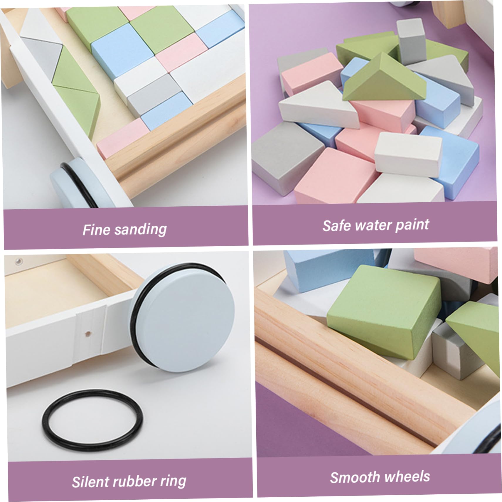Andadores empuje para bebés 6 a 12 meses, andador madera para aprender a empujar y tirar, andador fácil configuración que promueve habilidades esenciales desarrollo.