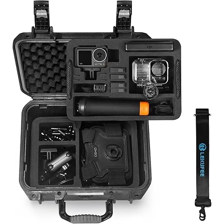 Lekufee Waterproof Hard Case for Osmo Action 4