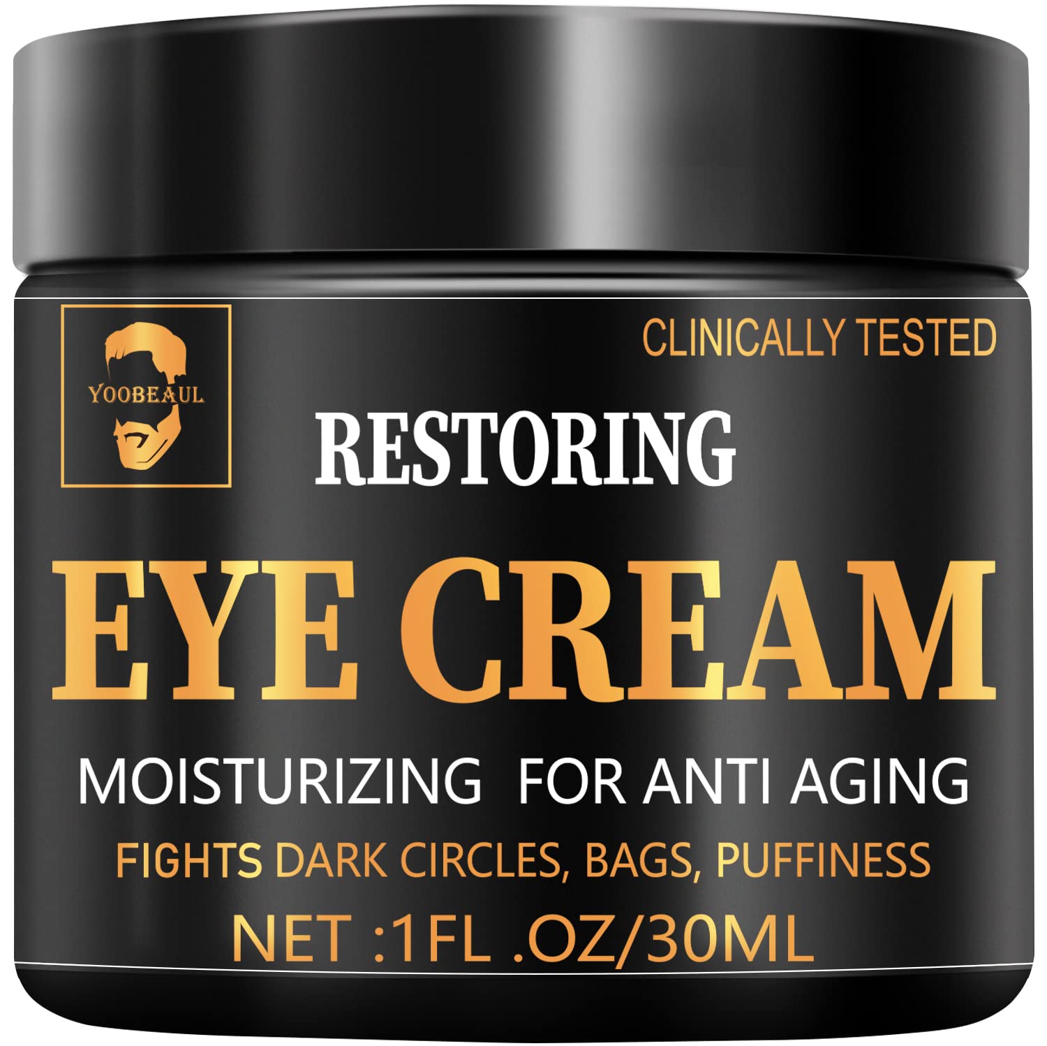 Men's Eye Cream, Anti Aging Under Eye Treatment, Exclusive Natural& Organic Formula, Effectively Reduce Fine Lines, Puffiness, Dark Circles and Under Eye Bags, Experience a Rejuvenated Complexion, 1oz