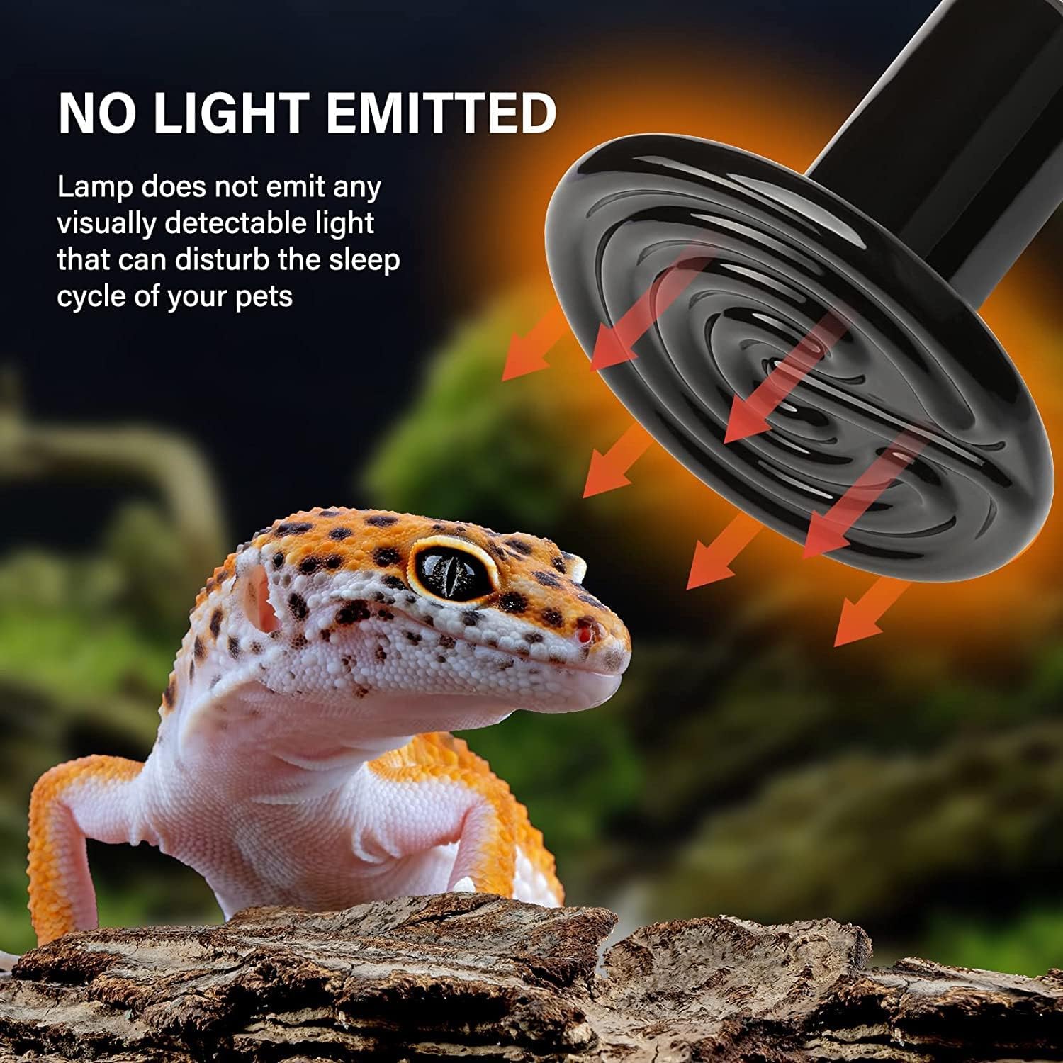 Żarówka ciepła pisklęta gadów 50w 75w 100w 150w terrarium podczerwieni 220v (75w)