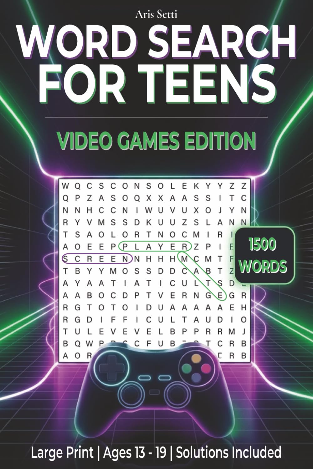 Word Search for Teens: Video Games Edition: 1500+ Words & 100 Game Facts | Large Print Word Search Puzzle Book for Teens Ages 13–19 | Gaming-Themed ... Included (Teen Word Search Challenge Series)