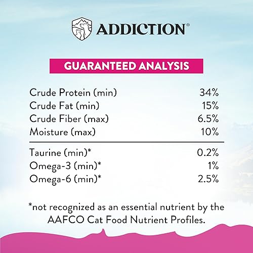 Vista 24 de Addiction Salmon Bleu - Alimento seco para gatos - Dieta completa y equilibrada - Fórmula para gatos para la salud de la piel y el pelaje - Cuenta