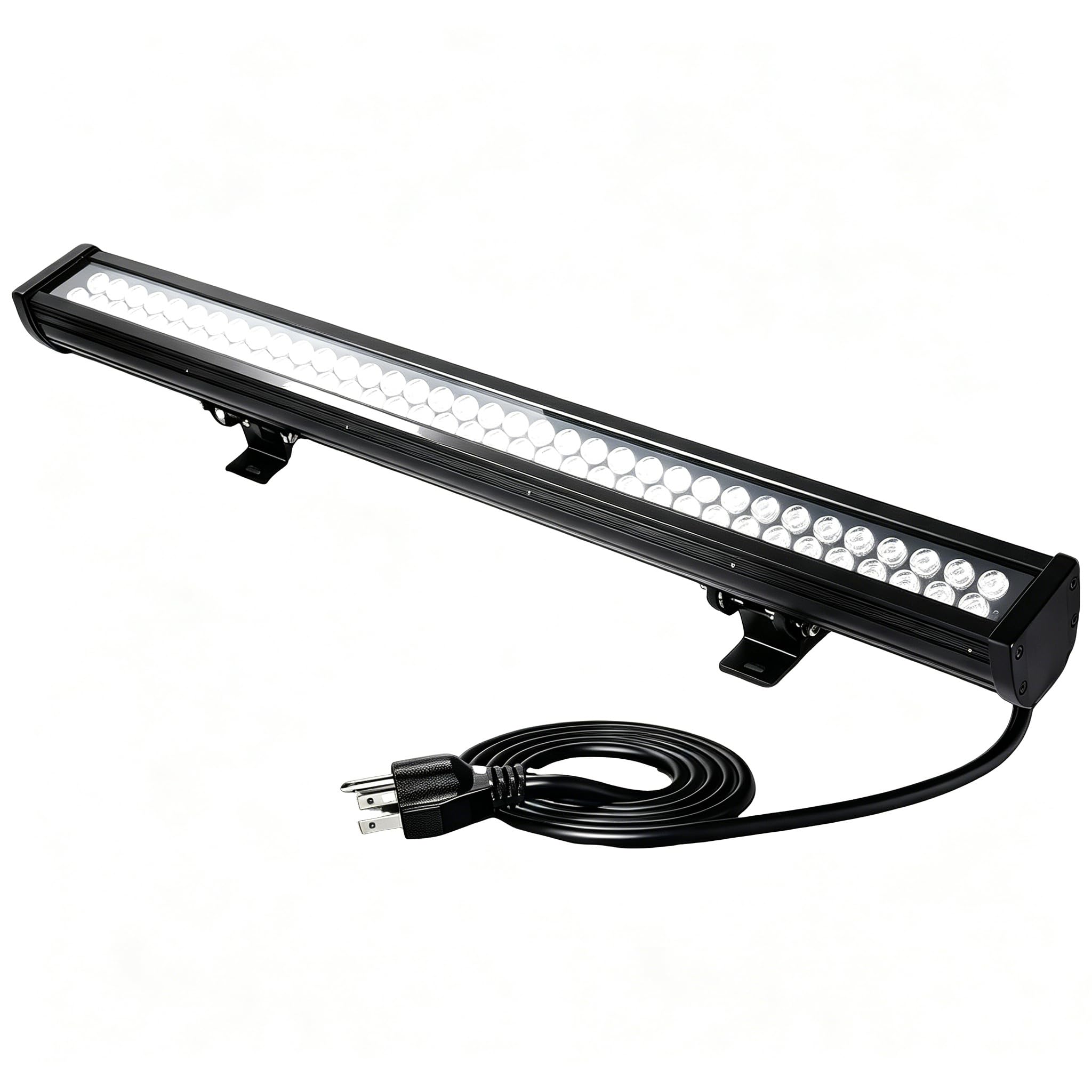 Barra luminosa a LED da 72 W, 7920 lm, super luminosa, 6000 K, luce bianca diurna, impermeabile IP67, resistente, 120 V, per esterni, con interruttore on/off, per edifici paesaggistici (101,6