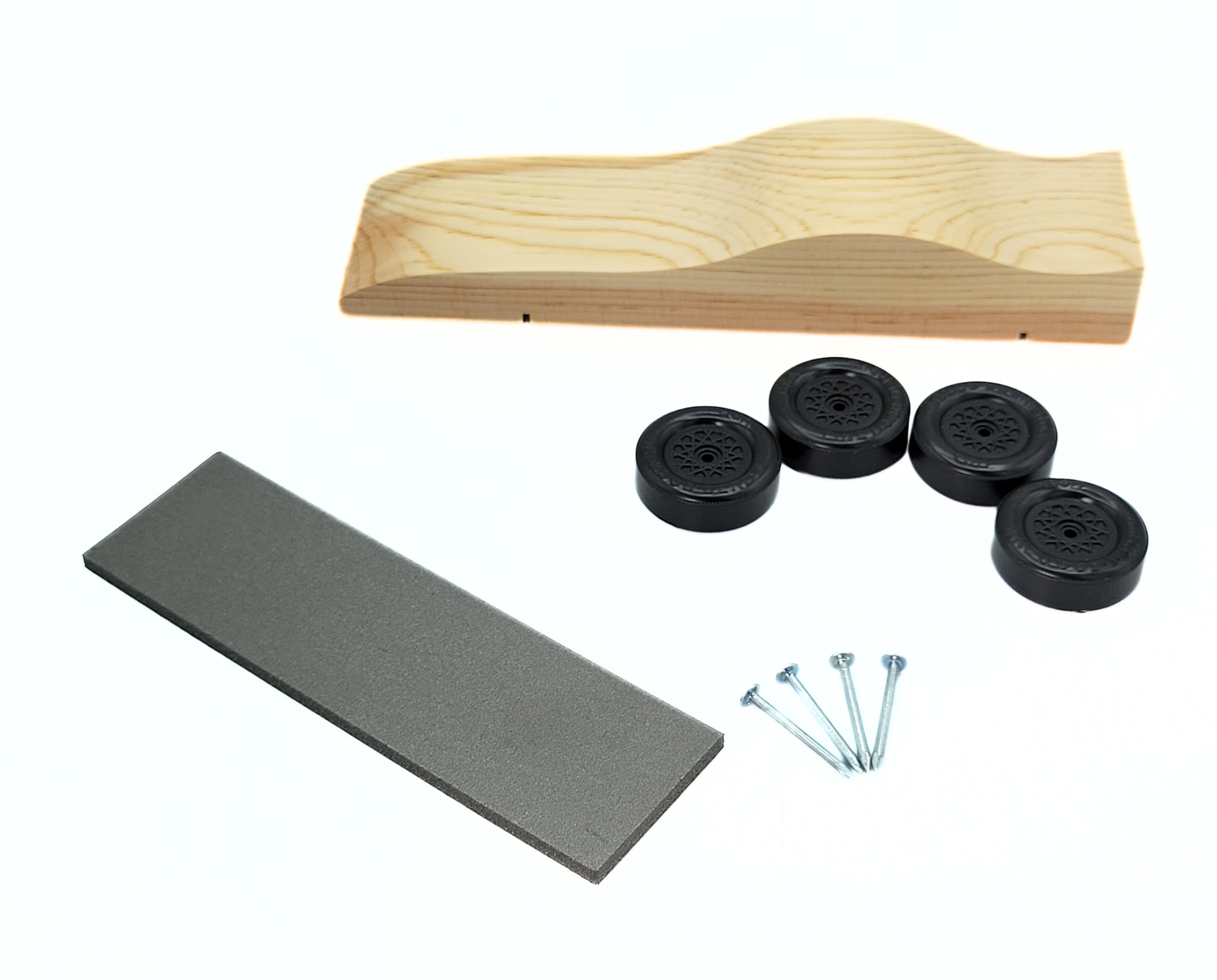 Maximum Velocity Pinewood Car | Includes Shaped Body, Flex Weight & Stock Official Scout Wheels and Axles | Funny Car Derby Car