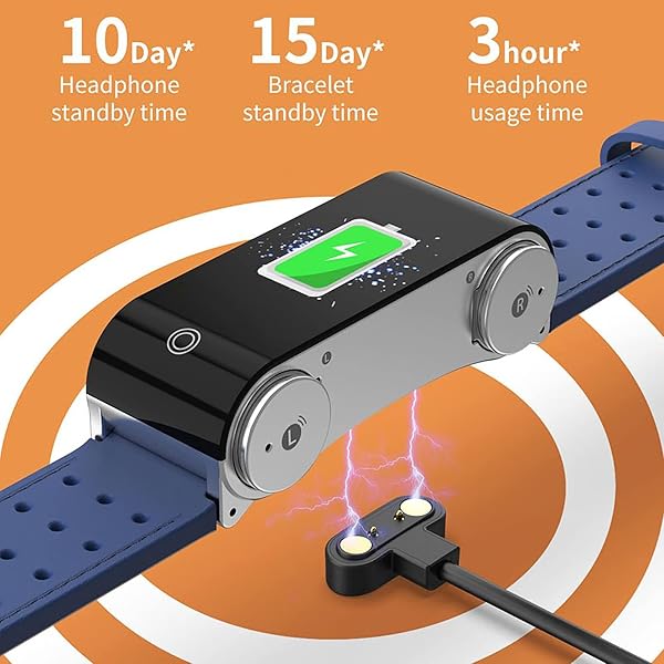 Braccialetto intelligente Smart Watch 2 in 1 Auricolare Bluetooth wireless TWS schermo IPS da 114 pollici Cuffie Bluetooth 5 0 Smartwatch fitness Fitness Tracker Auricolari Combo Running Music Wr
