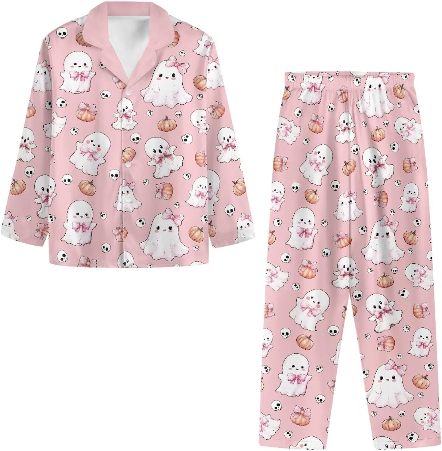 Couples Matching Pajamas Long Sleeve Holidays Sleepwear Soft Loungewear