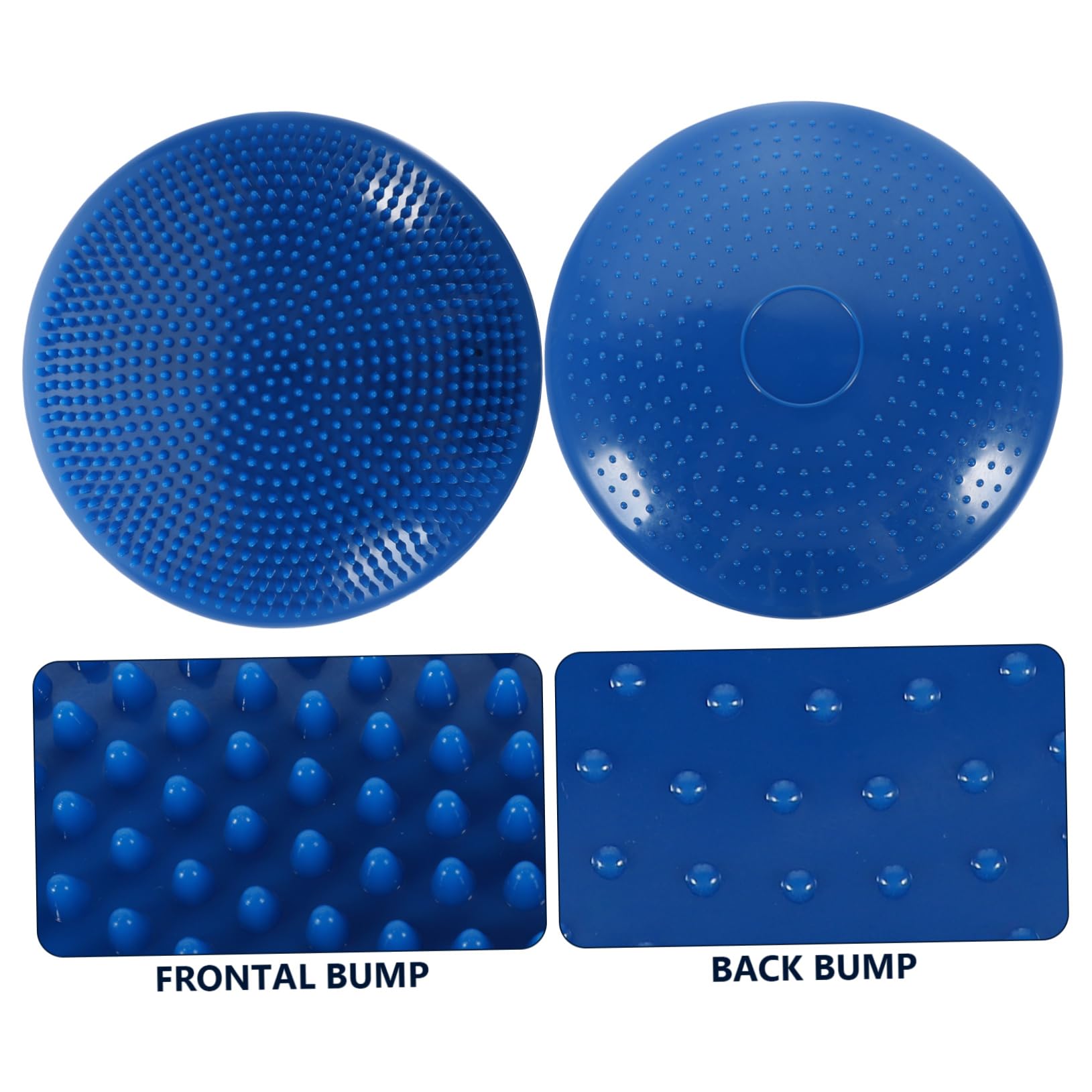 ERINGOGO Coussin Dassise Gonflable Bleu pour et Stabilité Coussin Lombaire Ergonomique pour Soulager Dos et Muscles Du Tronc avec Pompe Manuelle Incluse Couleur Aléatoire Couleur Aléatoire