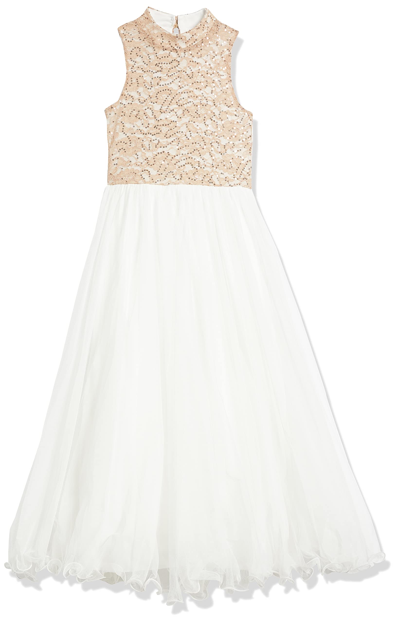 Buy SpeechlessGirls' High Neck Full Length Party Dress Online at