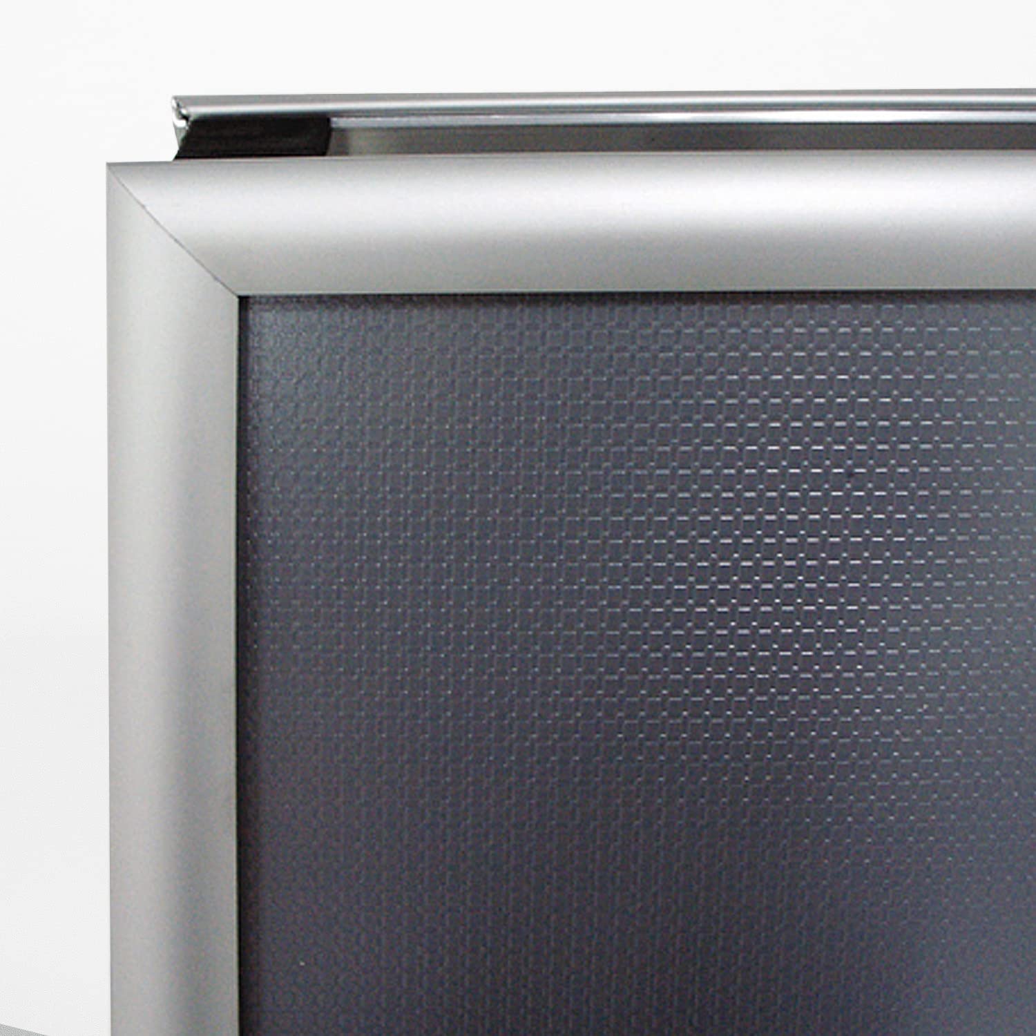 DisplayLager - Supporto per Poster BUDGET Alu-Line, bifaciale, argento, per uso interno (A1)