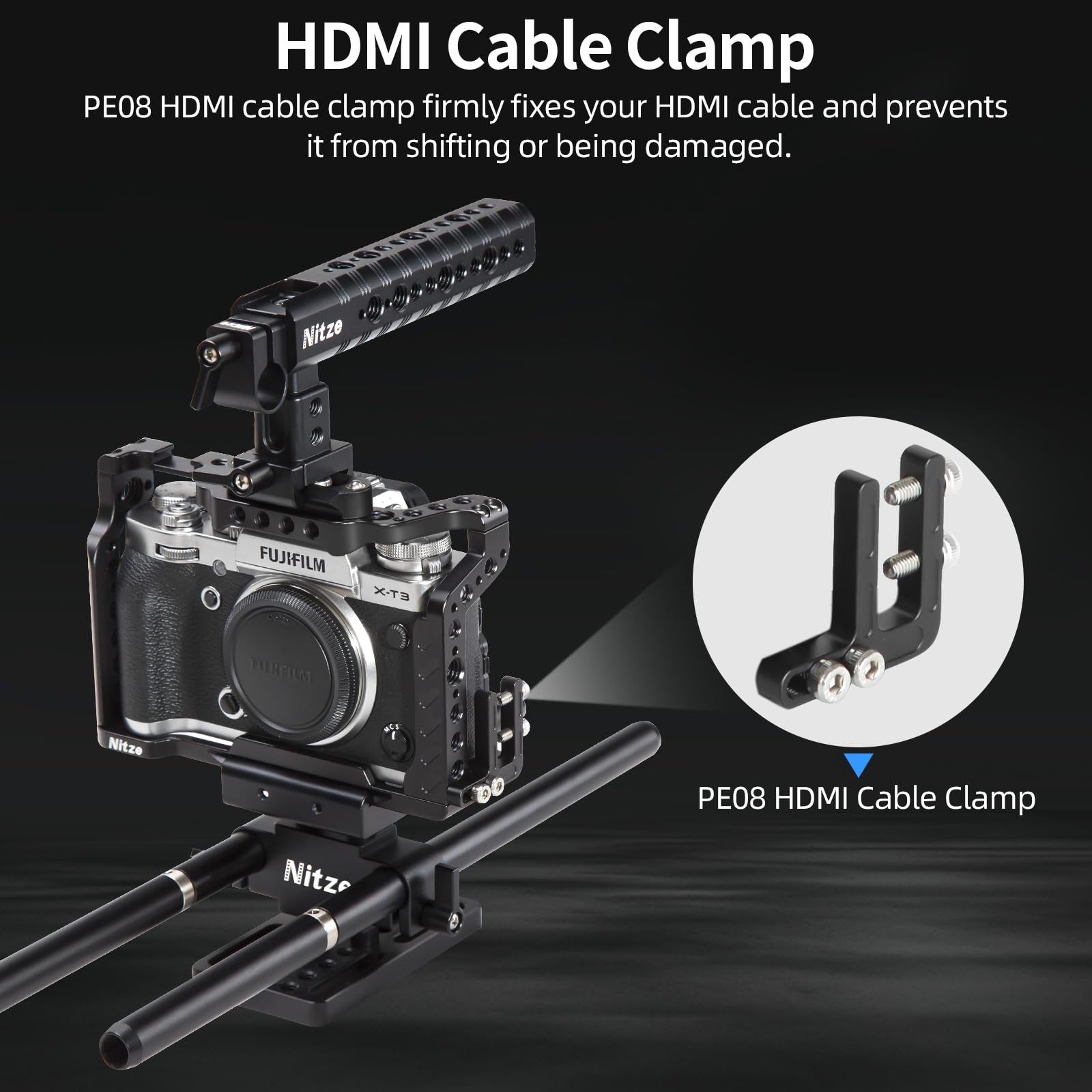 Fujifilm Xt2 DSLR Rig Cage For Fuji XT2 XT3 Aluminium Alloy