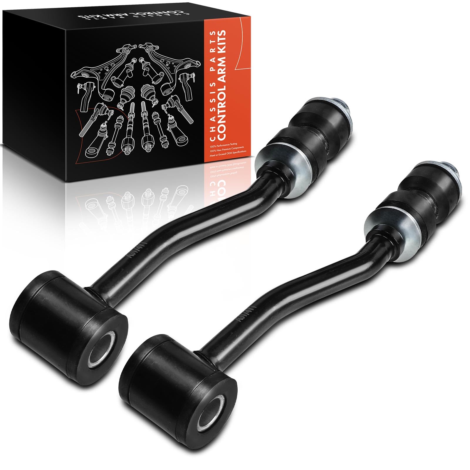 Frankberg 2x Brazo transversal Brazo de eje Delantero izquierdo derecho Compatible con Cherokee XJ Grand Cherokee I ZG ZJ Replace# K3174, 52001132