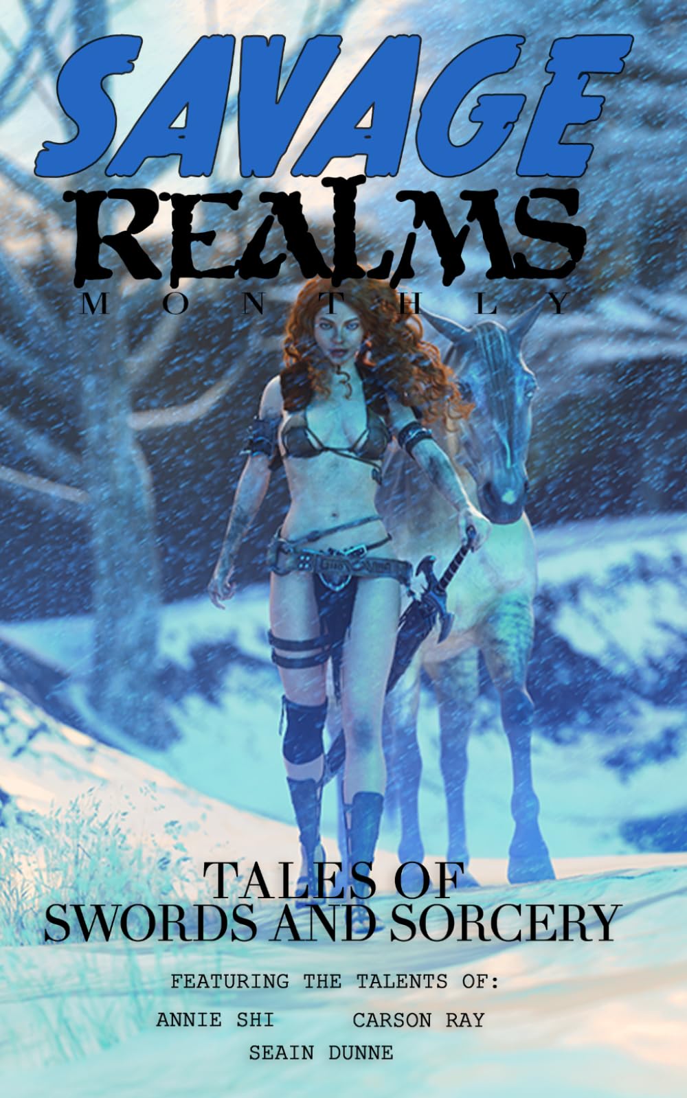 Savage Realms Monthly: February 2026: A collection of dark fantasy sword and sorcery short adventure stories (Savage Realms Monthly Dark Fantasy Sword and Sorcery Adventure Magazine)