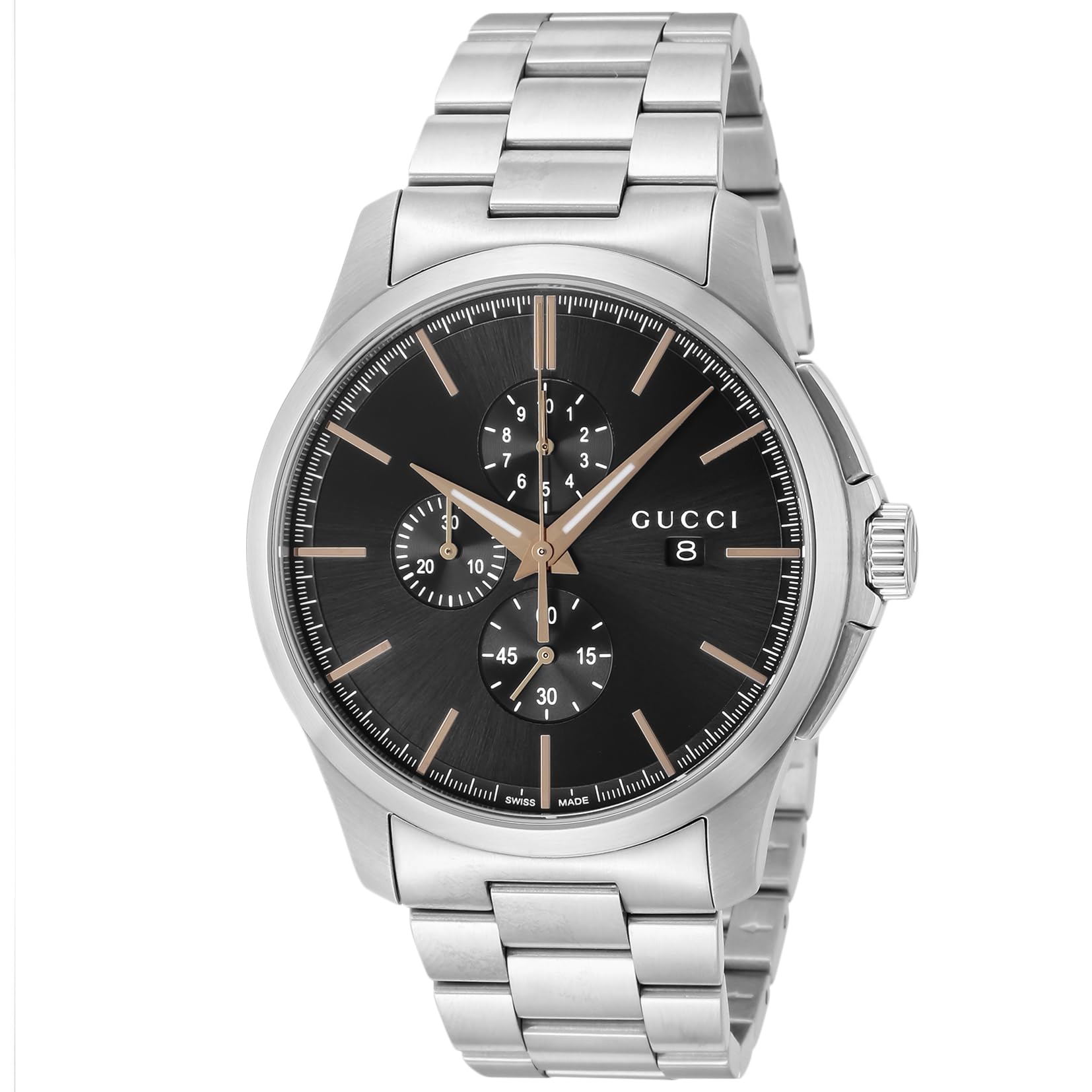 Amazon.co.jp: [GUCCI(グッチ)] メンズ腕時計 G-Timeless ブラック文字 