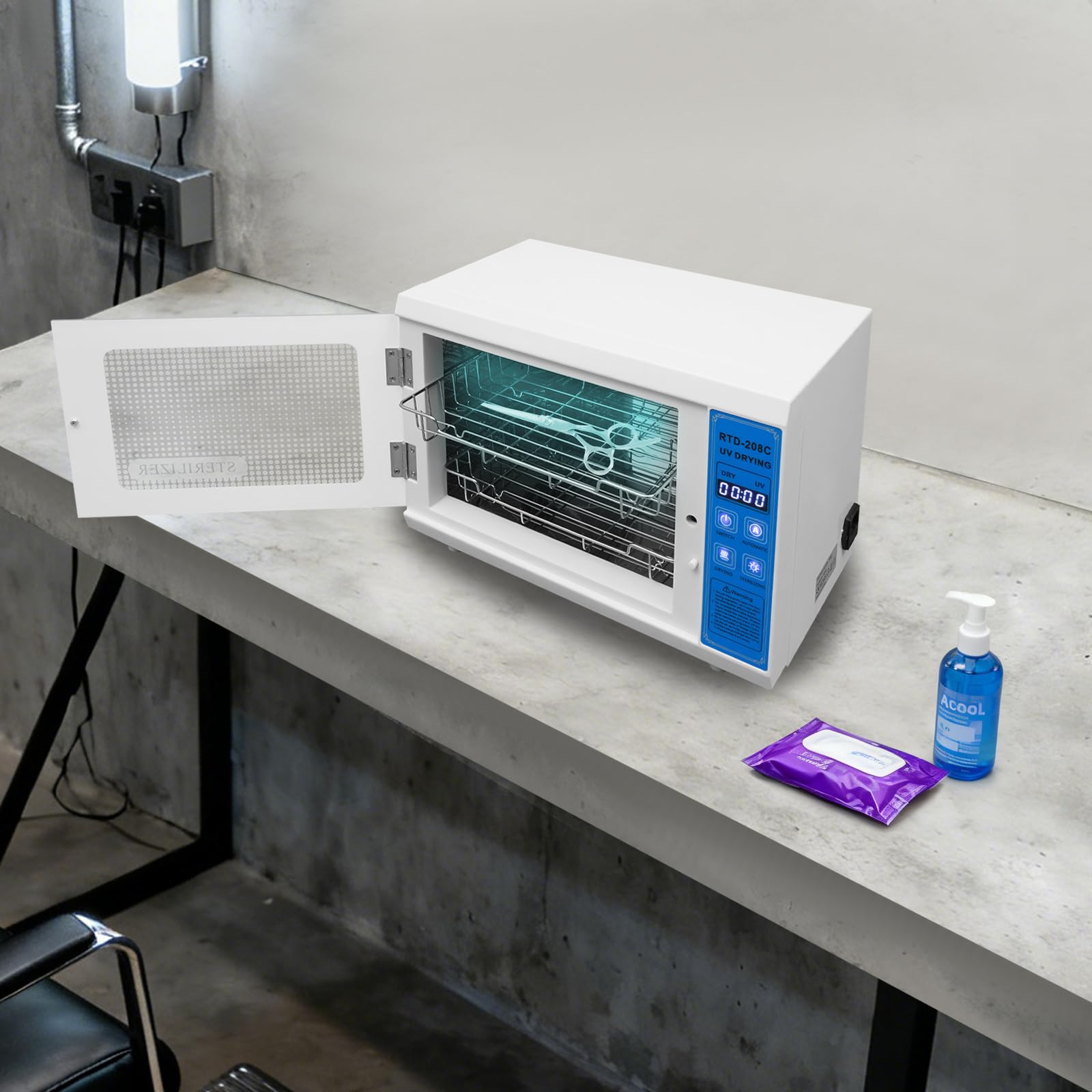 Sterylizator UV suszarka ozonowa, 160 W, 12 l, urządzenie stołowe, 2 | Suszenie ozonowe UV 3 w 1 zapewnia dokładną higienę