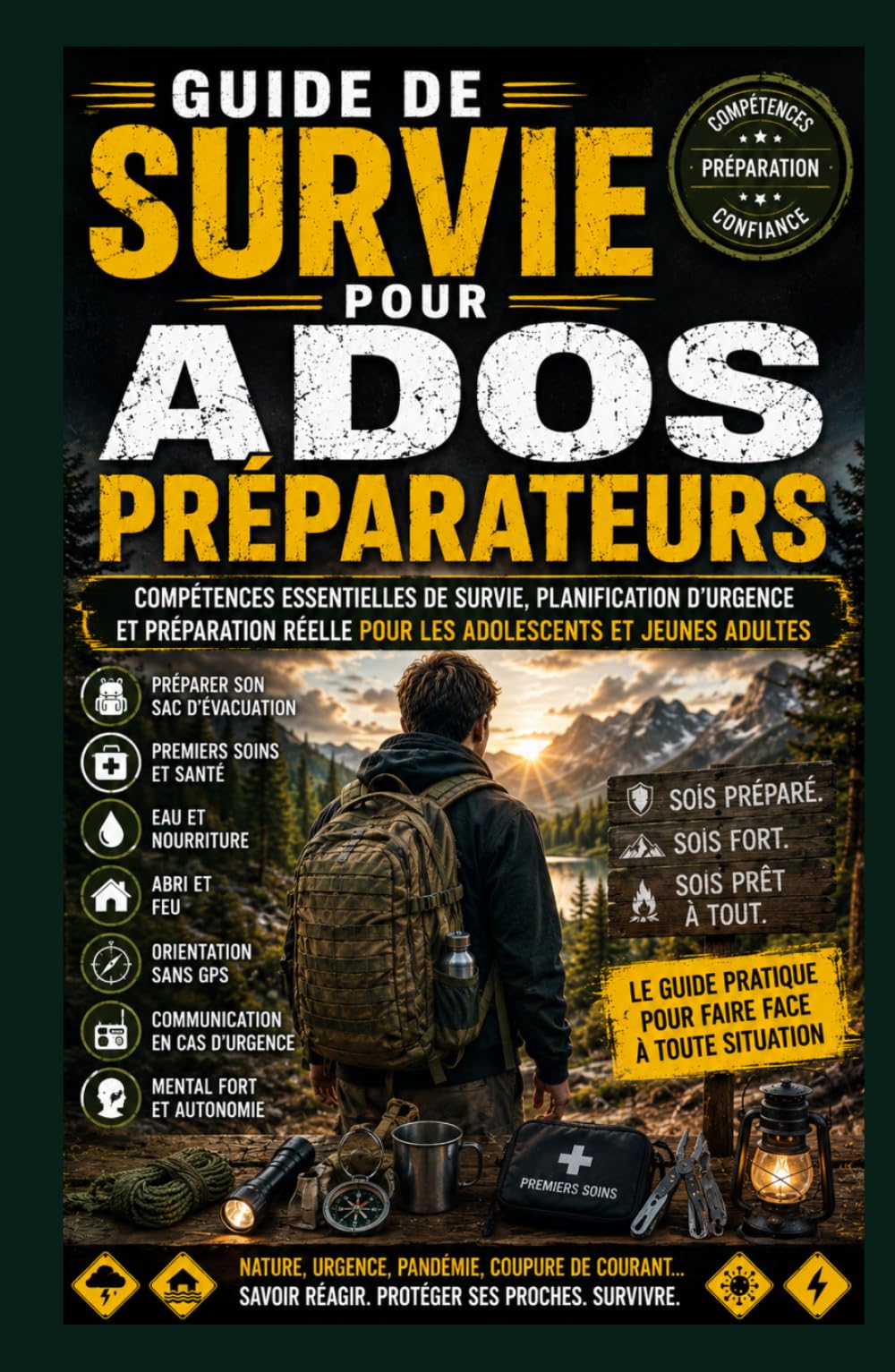 Manual de Supervivencia para Adolescentes Preparadores: Habilidades esenciales de supervivencia, planificación de emergencias y preparación para el mundo real para adolescentes y jóvenes adultos