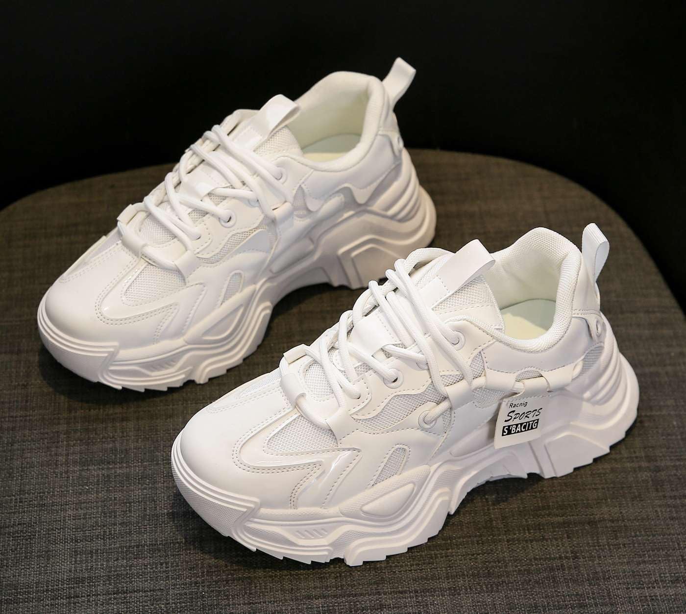 Women's Fashion Comfort Sport Breathable Mesh Platform Sneakers Casual Running Walking Shoes 5.5-8.5