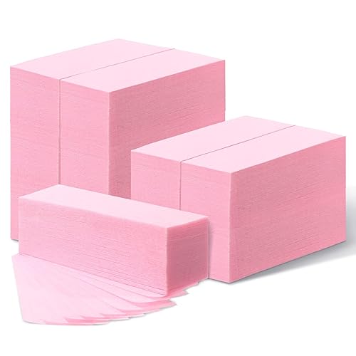 1000 tiras de cera no tejidas para el cuerpo y la cara de 3.9 x 1.5 in para depilación, tiras de cera depiladora para mujeres, 1.5 x 3.9 pulgadas