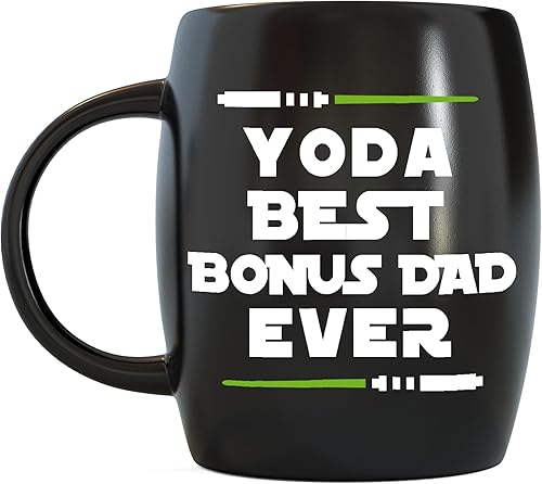 Miniatura 2 de Classic Mugs 16oz Yo The Best Bonus Dad Ever for Awesome Step Dad For Awesome Stepfather from Wife Stepson Stepdaughter Regalos para papás Regalo de