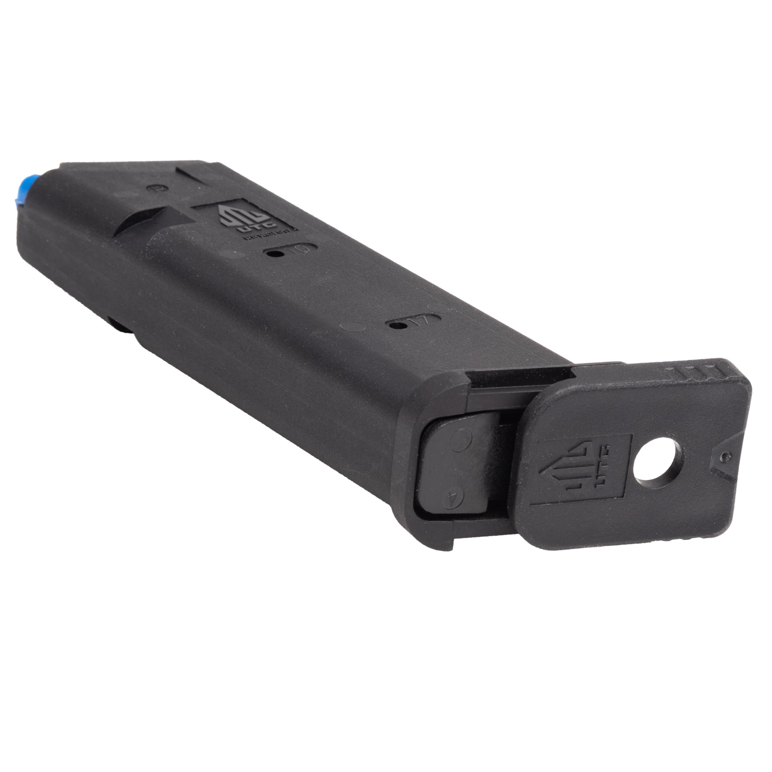 UTG Pro Unisex – Erwachsene Utg® Gl917 Polymer Magazine, for Glock®, 17 Round, 9mm SKU Rbt-gl917 Montageschiene, Schwarz, One EU