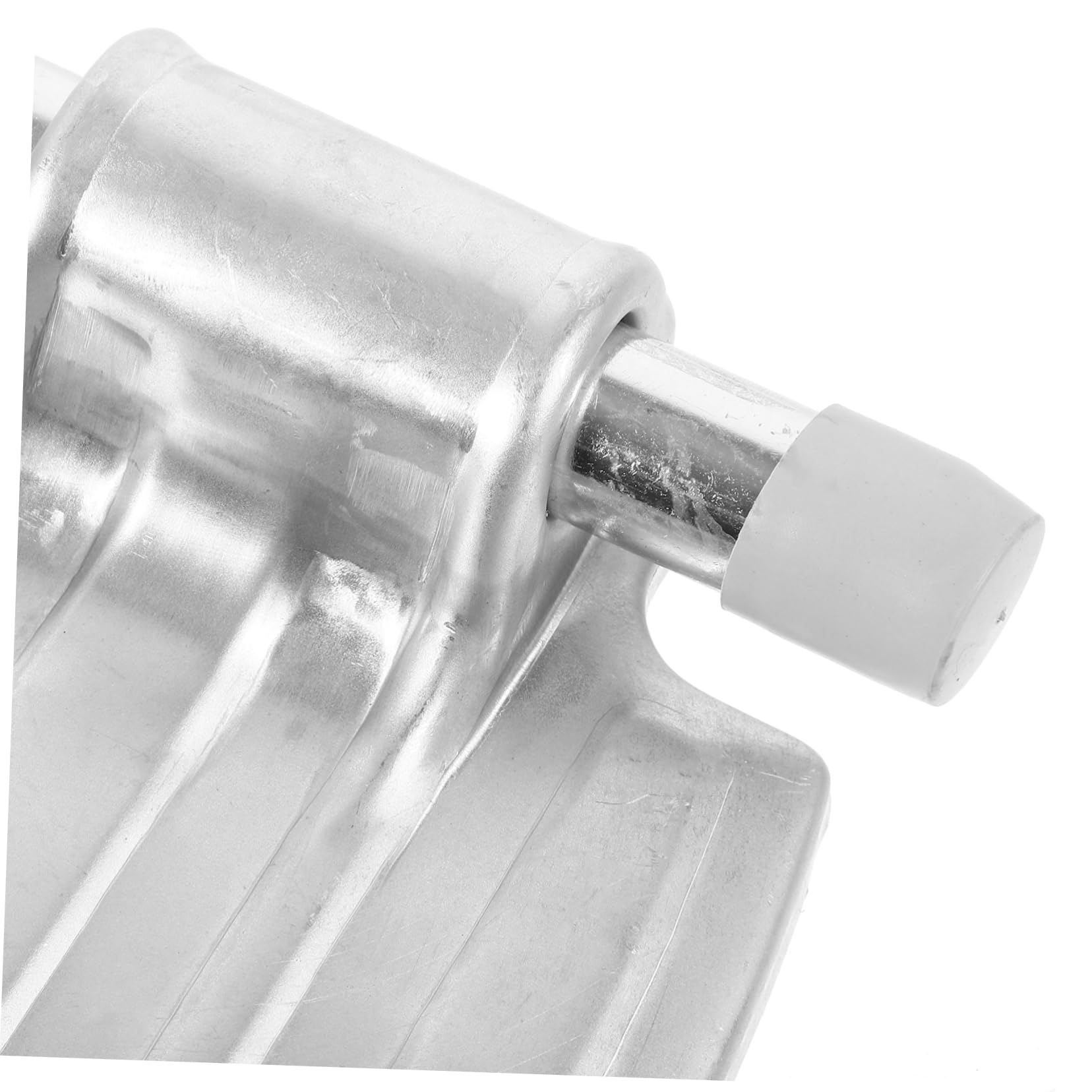 SOLUSTRE Reposapiés Plegables de Metal para Silla de Ruedas, Ligeros, Almohadilla para Piernas, Repuesto para Usuarios de Movilidad Reducida