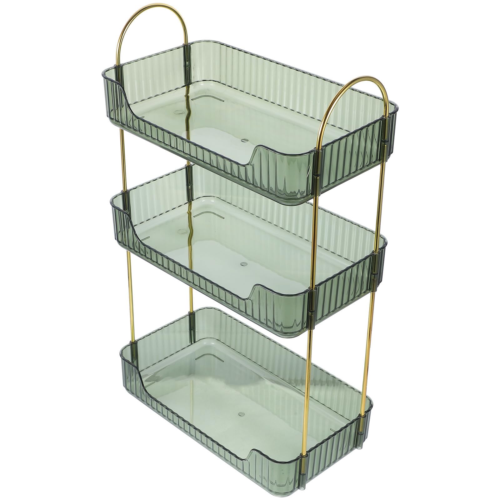 Étagère de salle de bain organisateur multifonction en acier