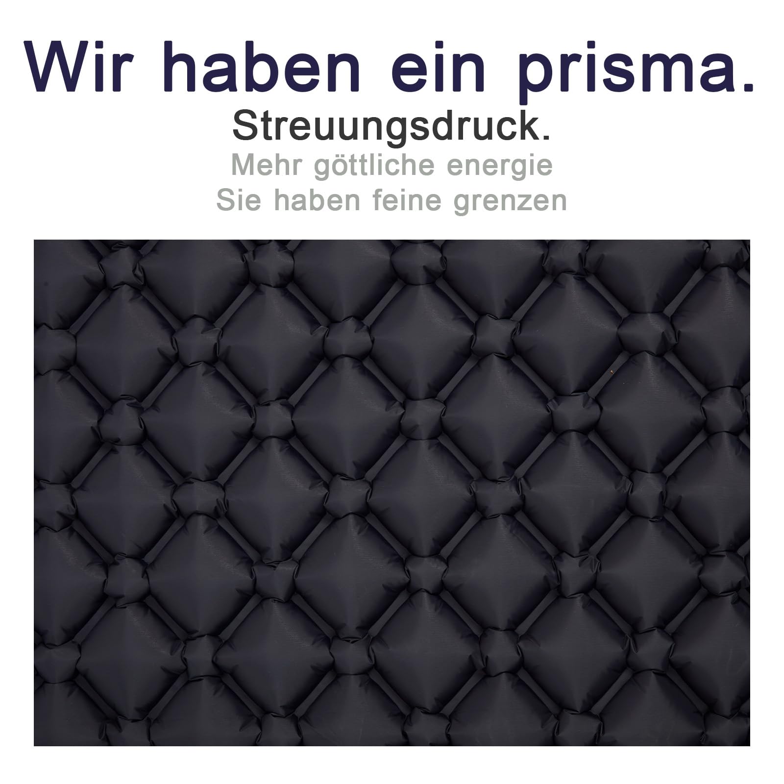 Doppelte selbstaufblasende Campingmatte 190x120cm – Integrierte Kissen & Fuß-/Handpumpe, leicht & wasserdicht, Outdoor Schlafmatte für Camping, Wandern, Picknick & Reisen (Marineblau)