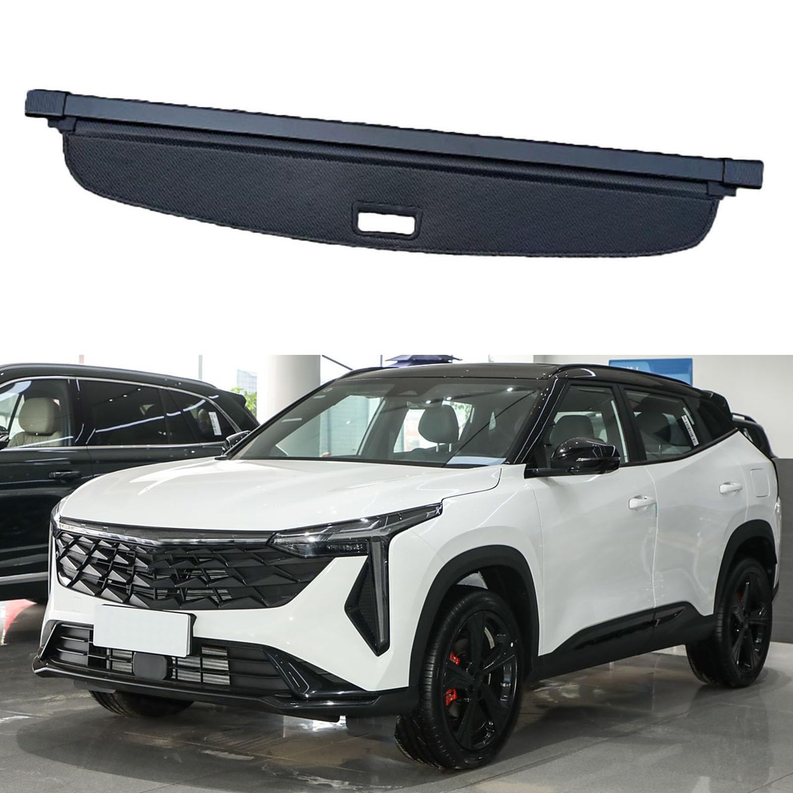 SXLGDW Car Retractable Rear Trunk Parcel Shelf,Compatible with Geely Boyue Cool 2024+,Car parts