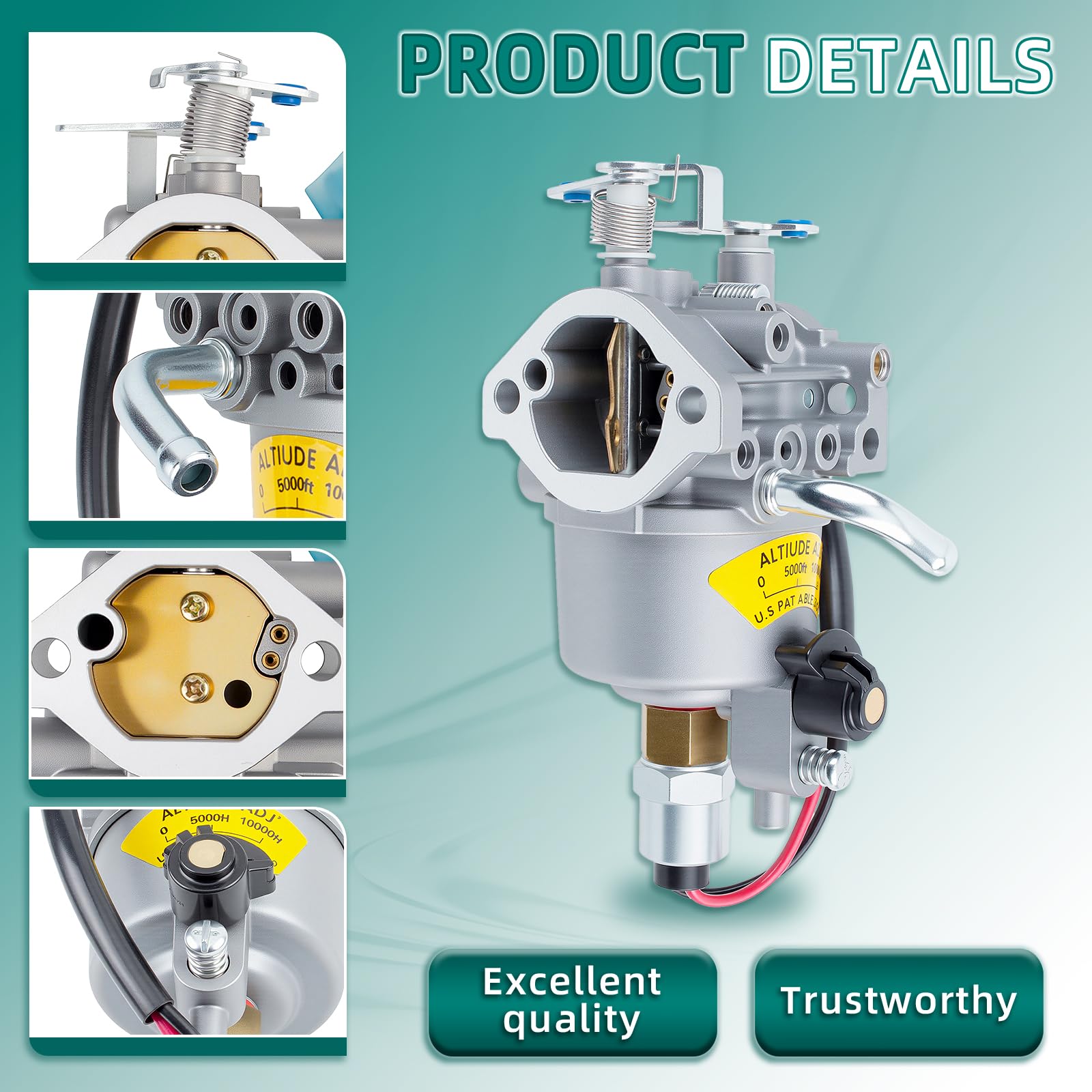 4KYFA26100 Carburetor for Onan Cummins A041D736 Microquiet