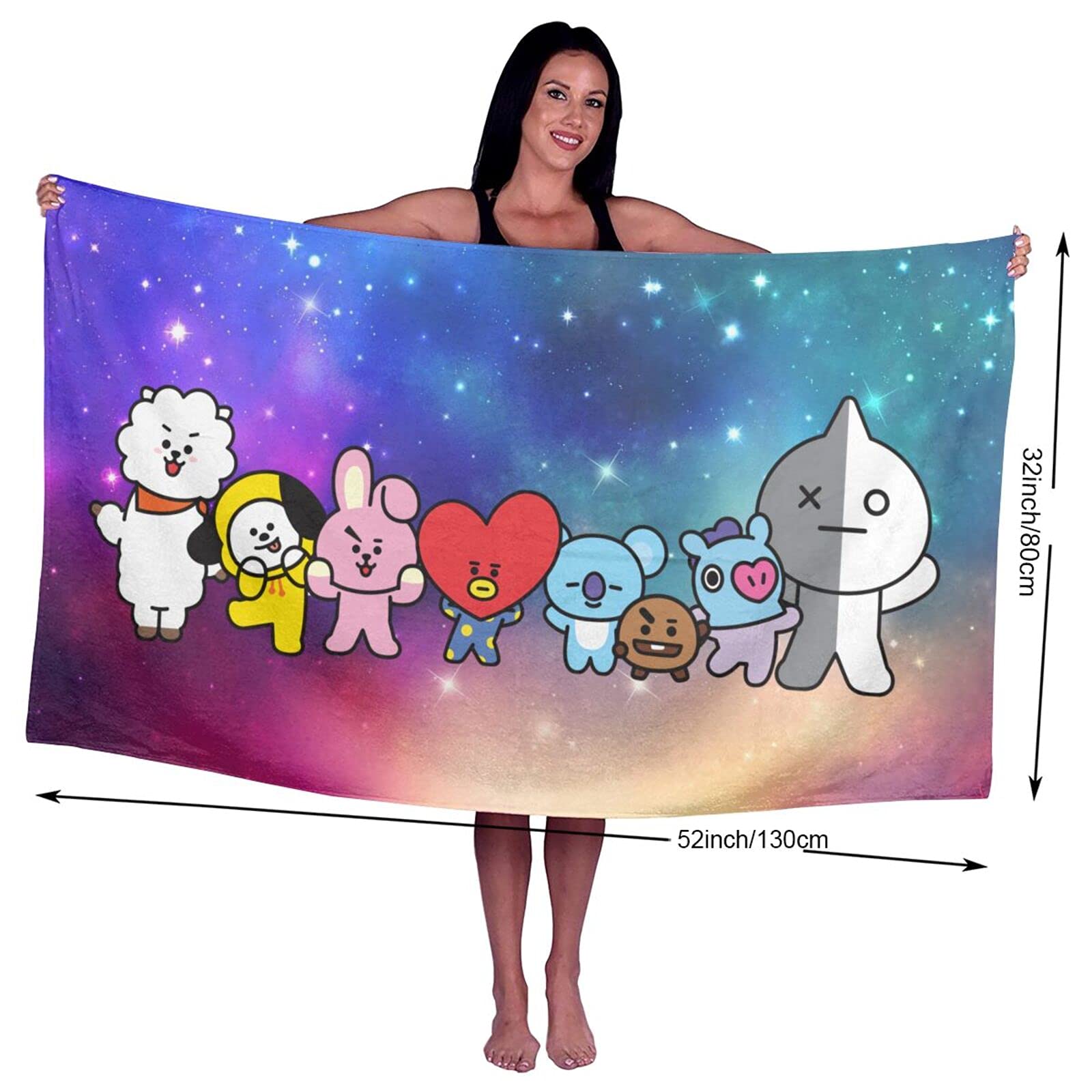 Amazon｜防弾少年団 Bt21 バスタオル ビーチタオル アニメ 人気 グッズ